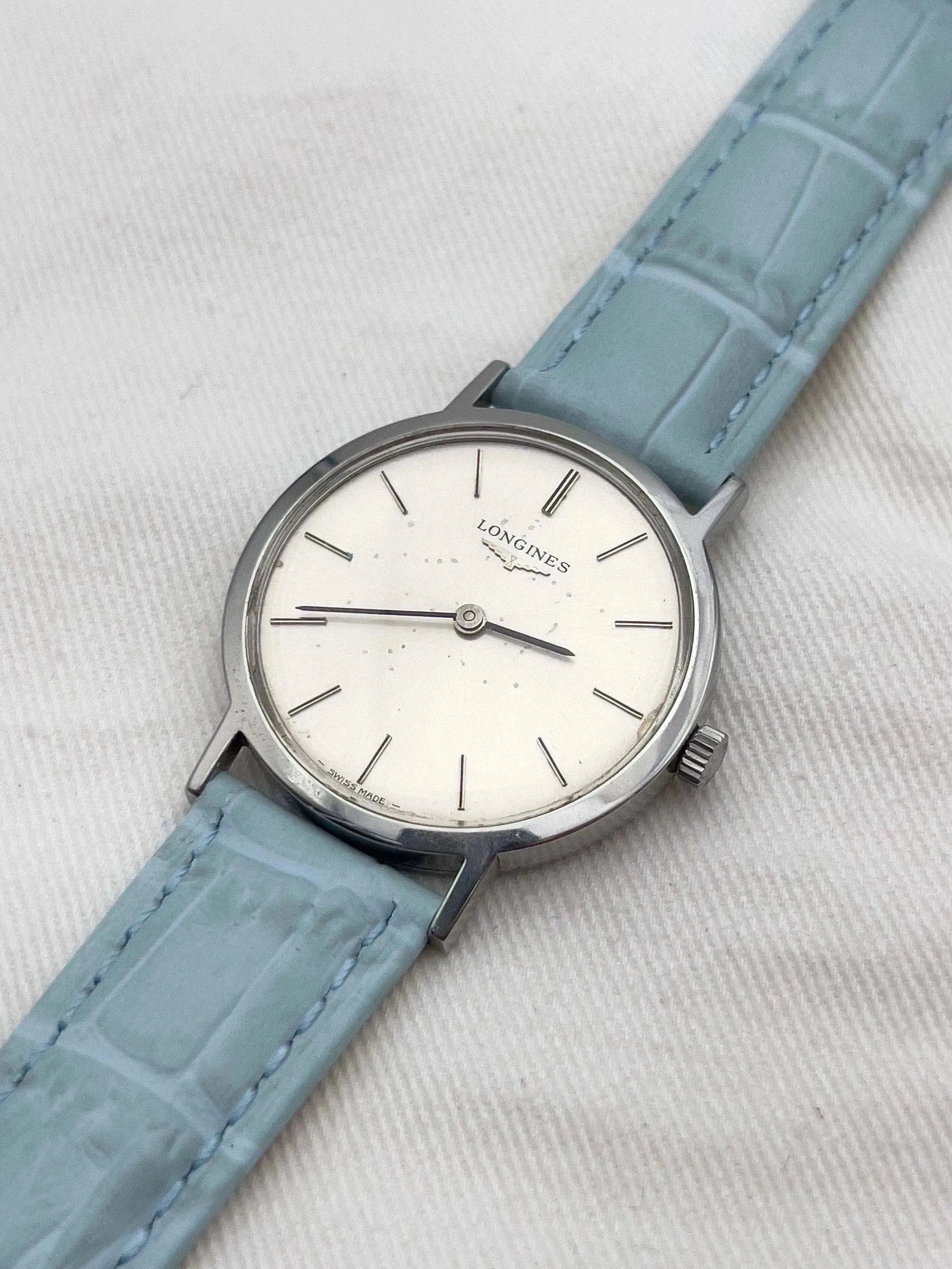 Longines - Montre habillée mécanique Index Noir - 1975 - Atelier Victor