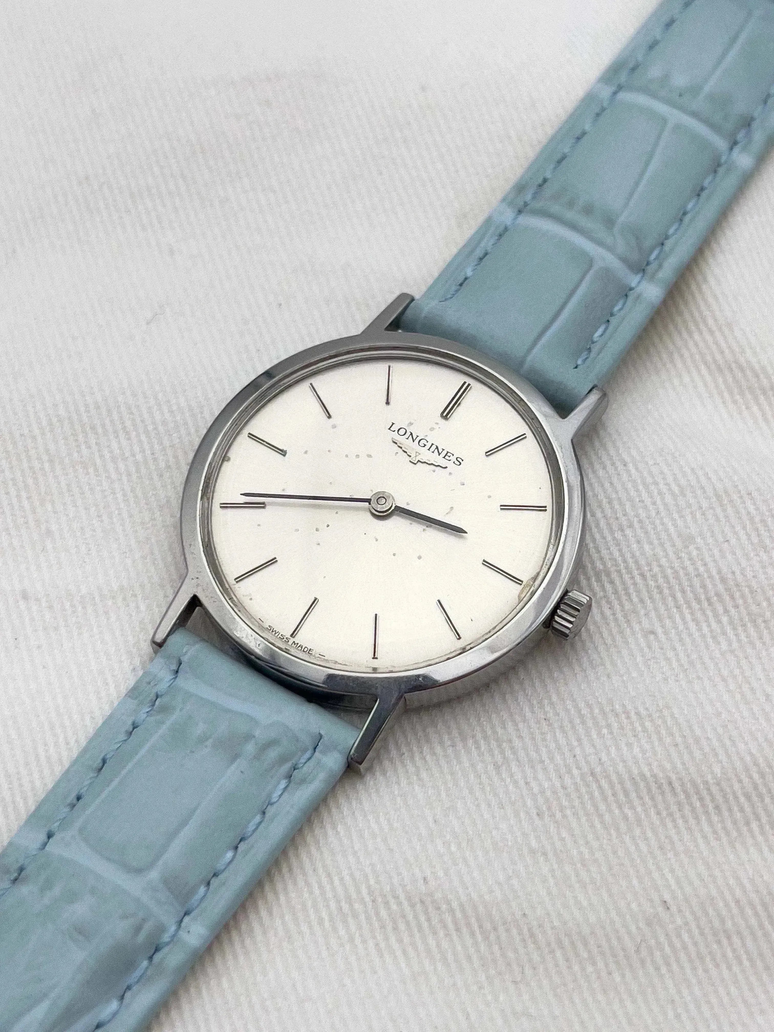 Longines - Montre habillée mécanique Index Noir - 1975 - Atelier Victor