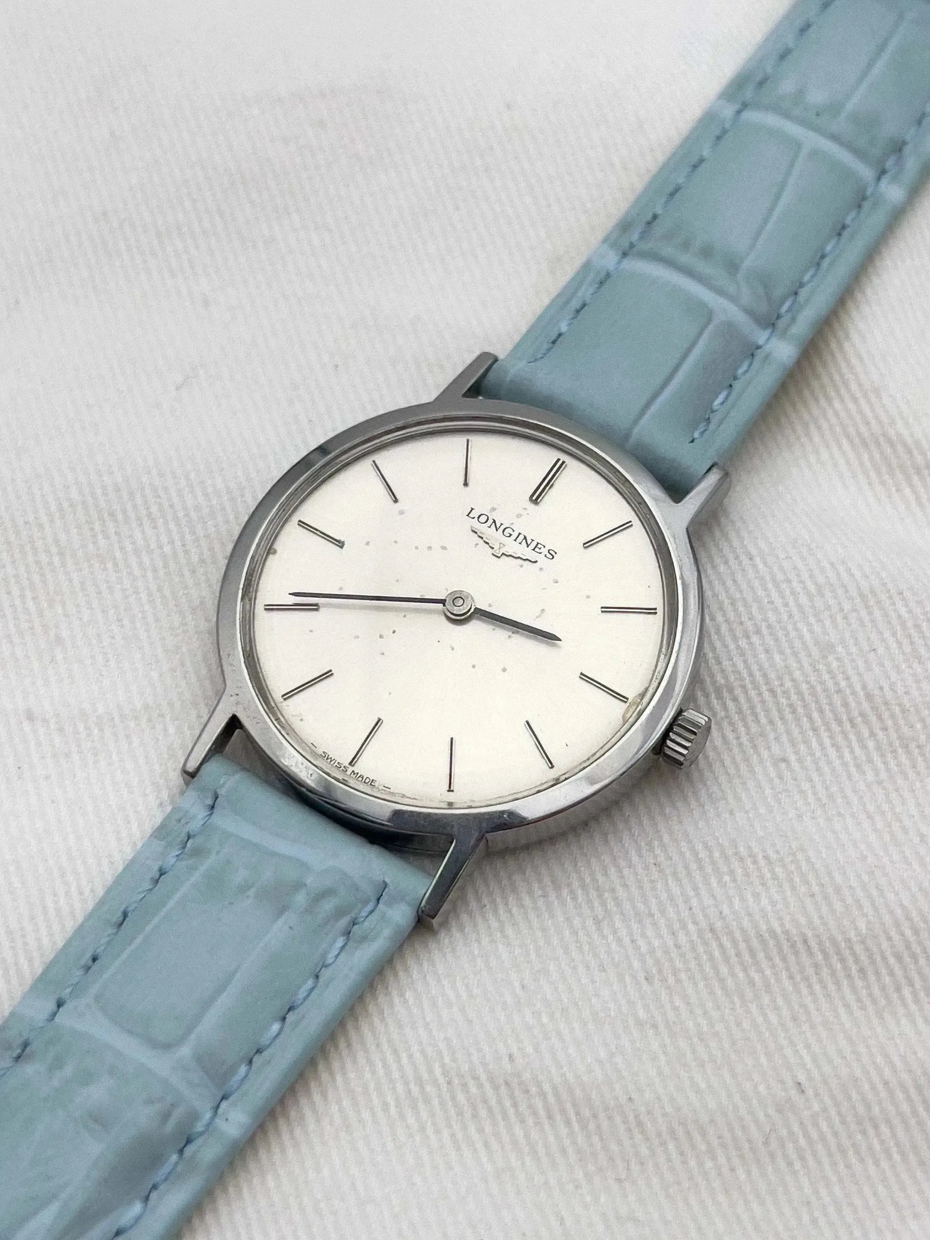 Longines - Montre habillée mécanique Index Noir - 1975 - Atelier Victor