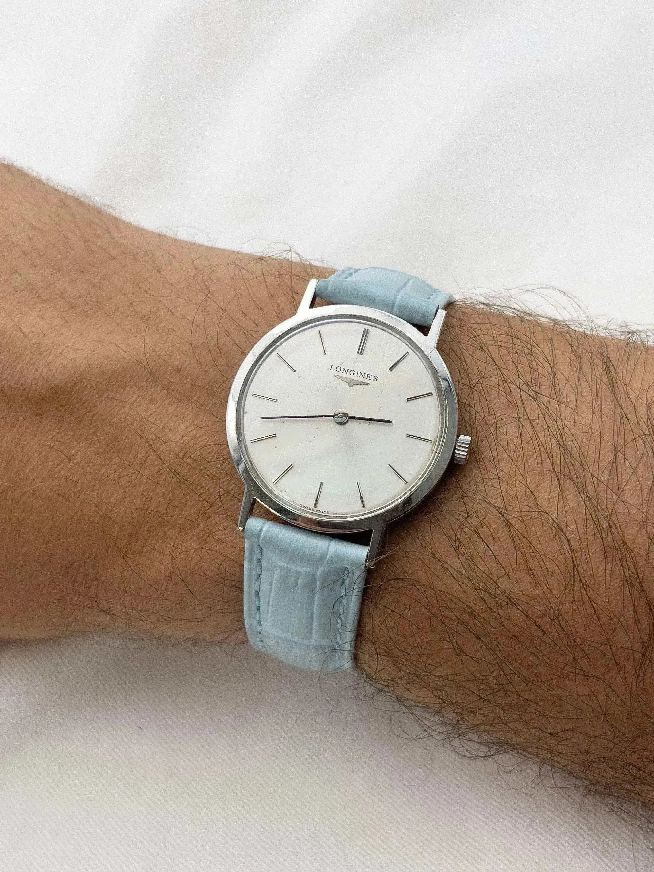 Longines - Montre habillée mécanique Index Noir - 1975 - Atelier Victor