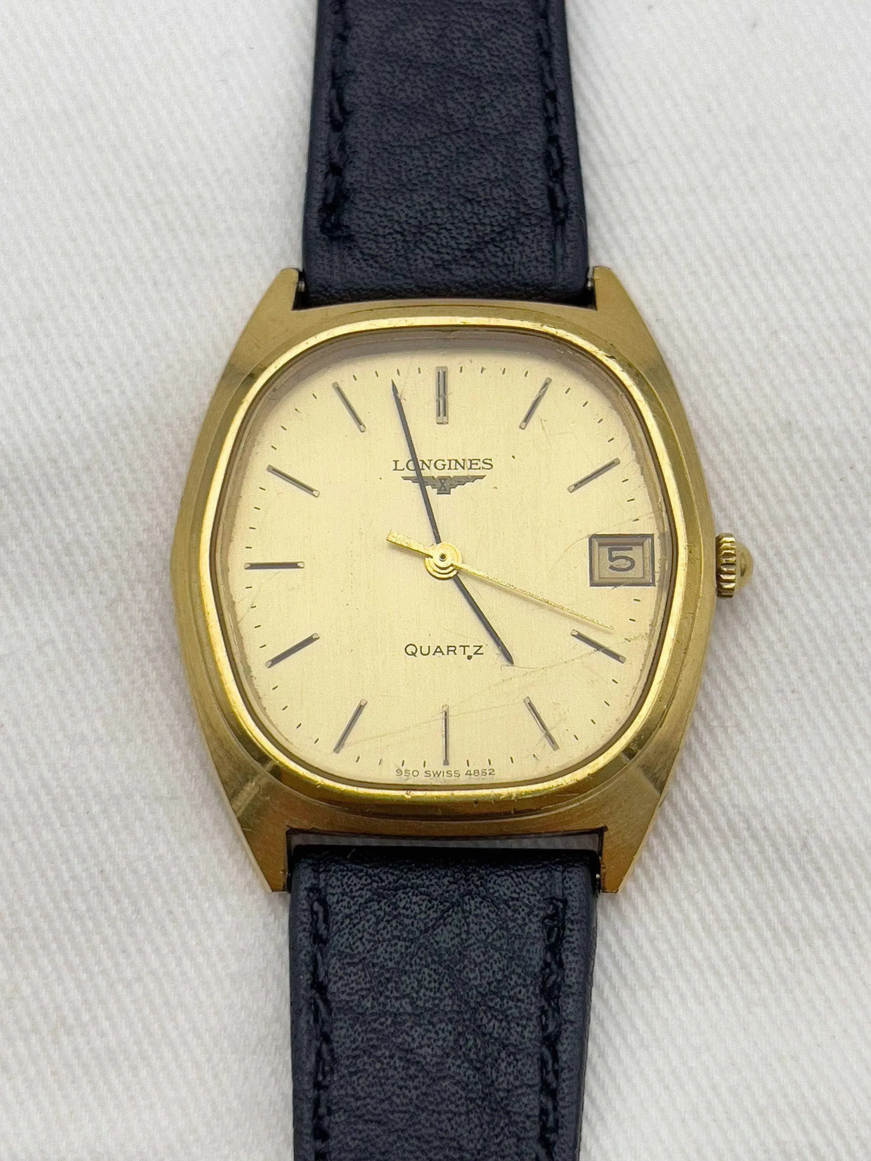 Longines - Plaqué or date Tonneau - 1979 - Atelier Victor