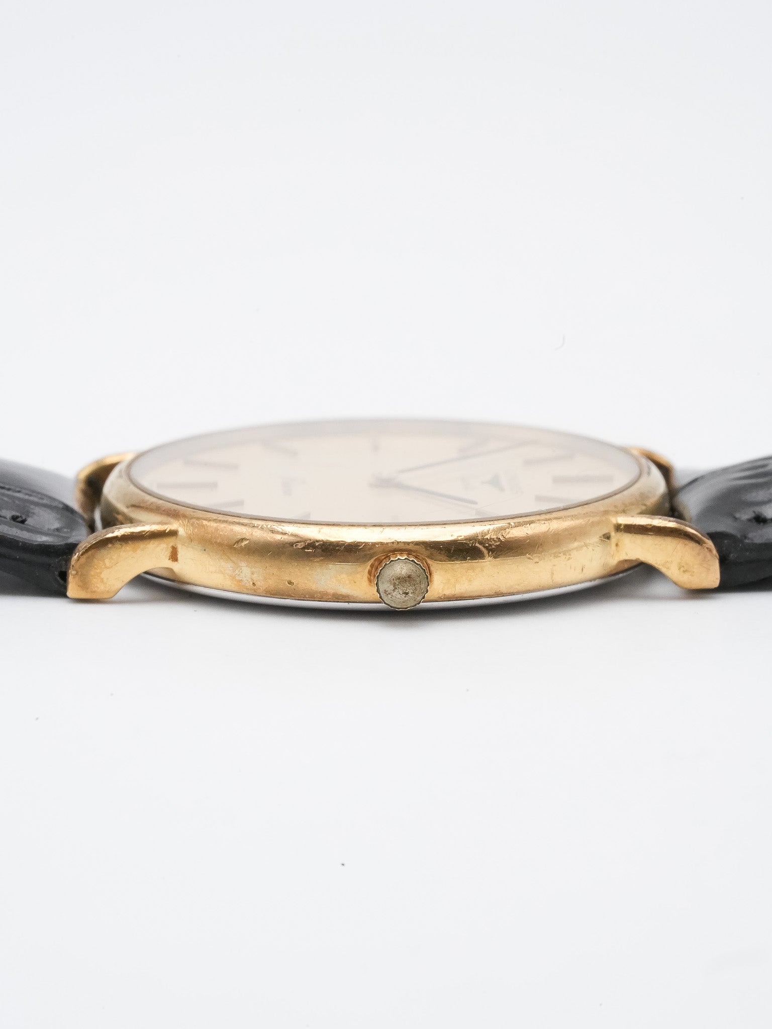 Longines - Présence Dress Watch Cadran Or - 1980s - Atelier Victor Paris - Vintage Watch Shop Dubai