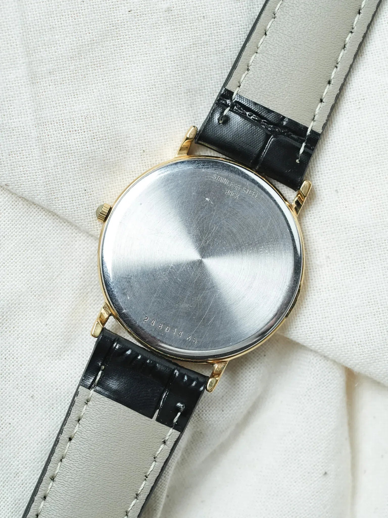 Longines - Présence Quartz Or Cadran Or - 1980s - Atelier Victor - Vintage Shop