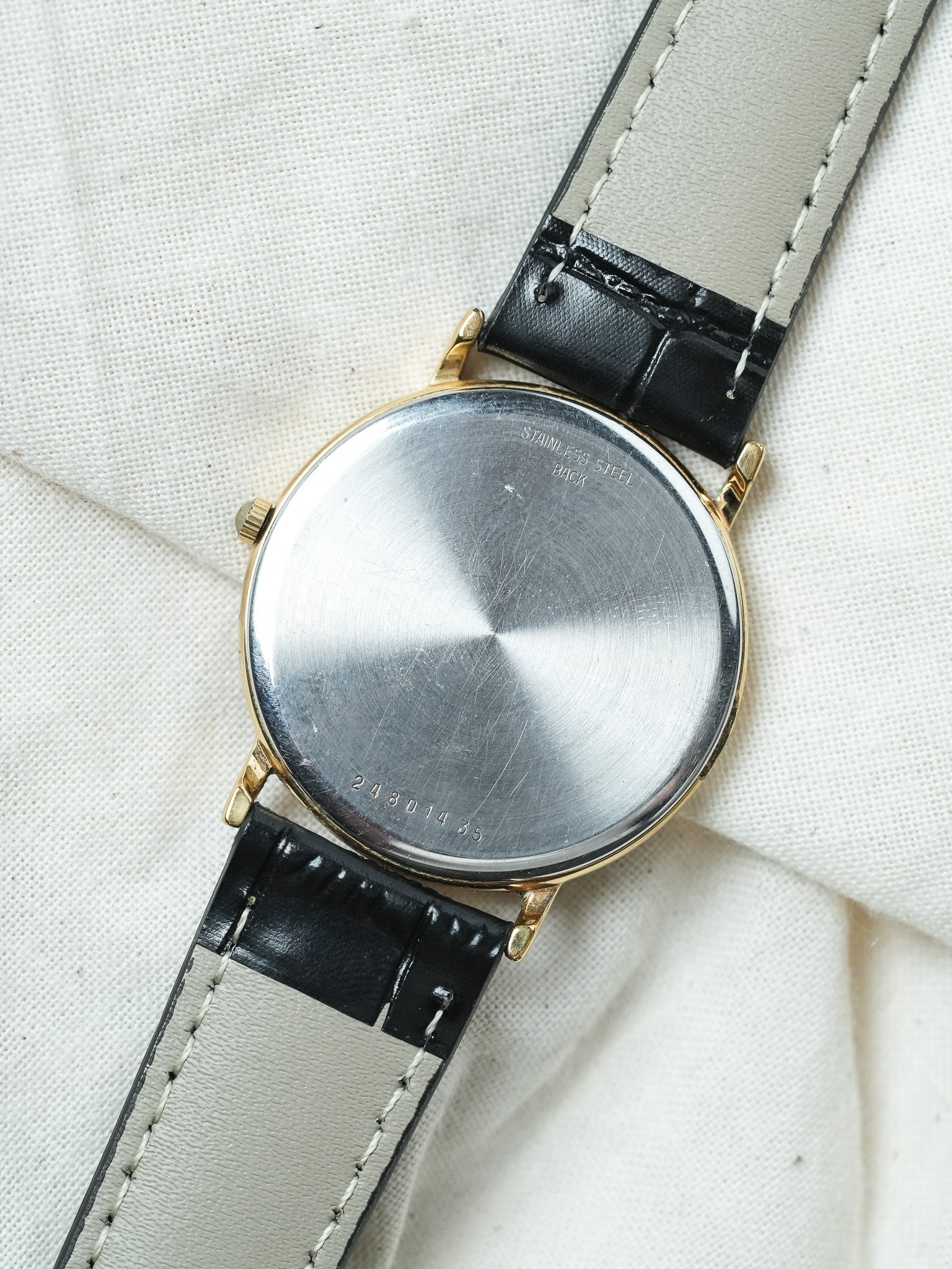 Longines - Présence Quartz Or Cadran Or - 1980s - Atelier Victor - Vintage Shop