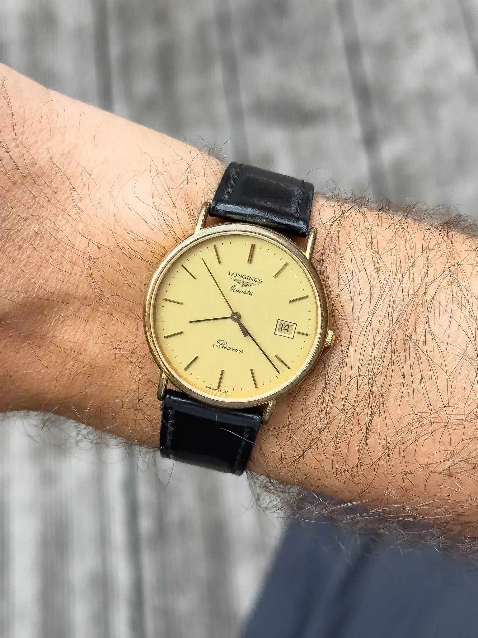 Longines - Presence Ronde Or date - 1980s - Atelier Victor