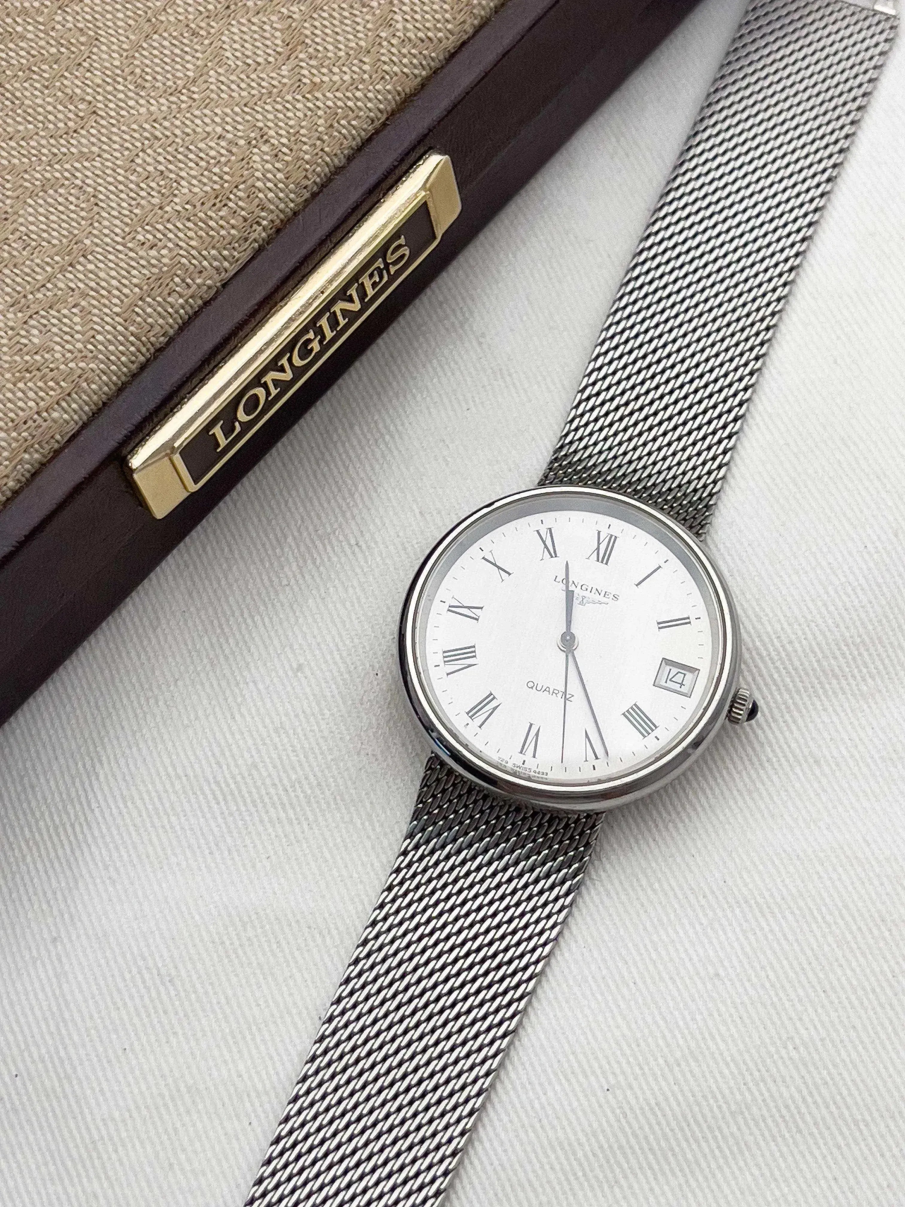 Longines - Romain Full Steel Milanaise - Boîte - 1970s - Atelier Victor