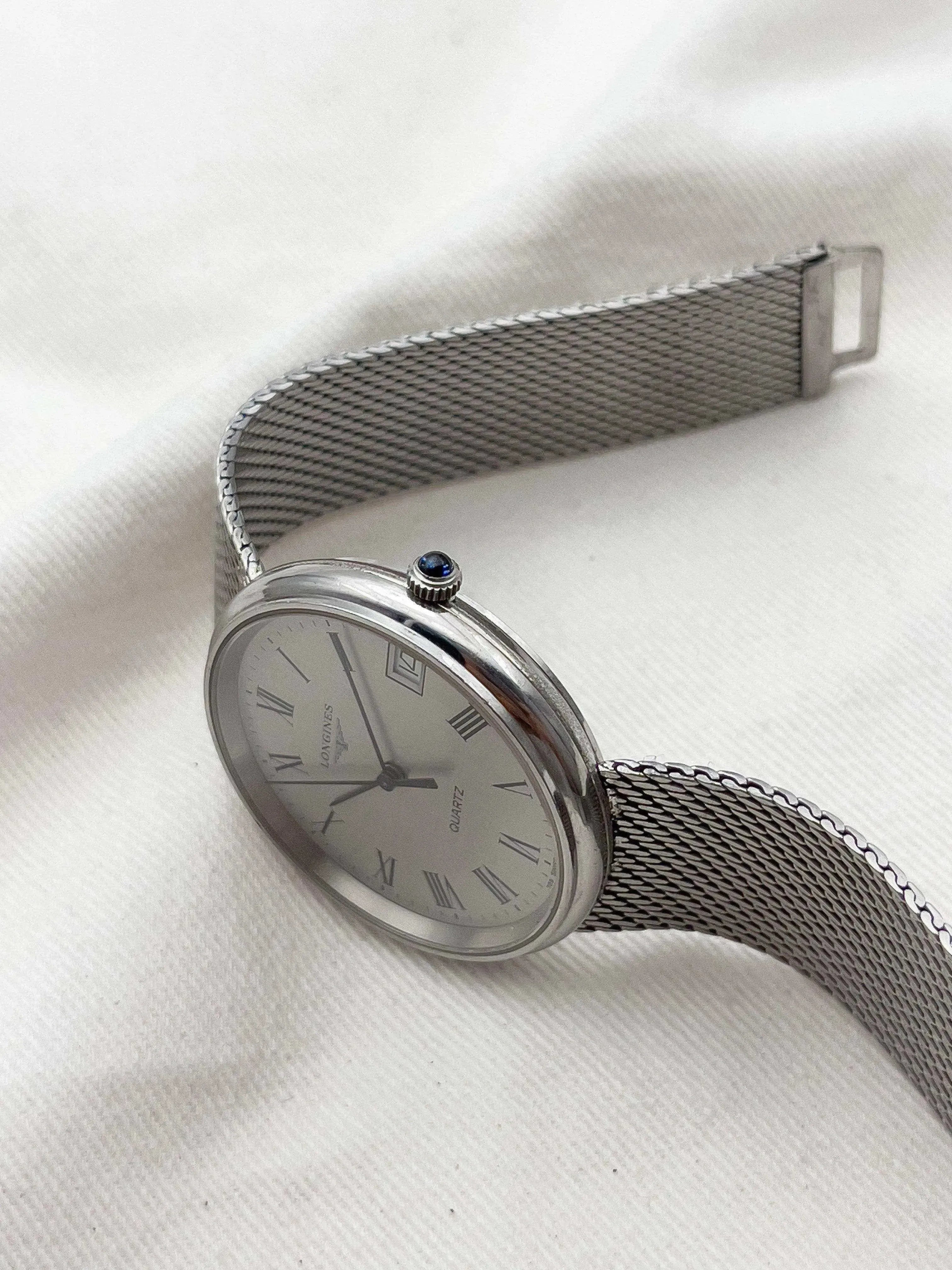 Longines - Romain Full Steel Milanaise - Boîte - 1970s - Atelier Victor - Vintage Shop