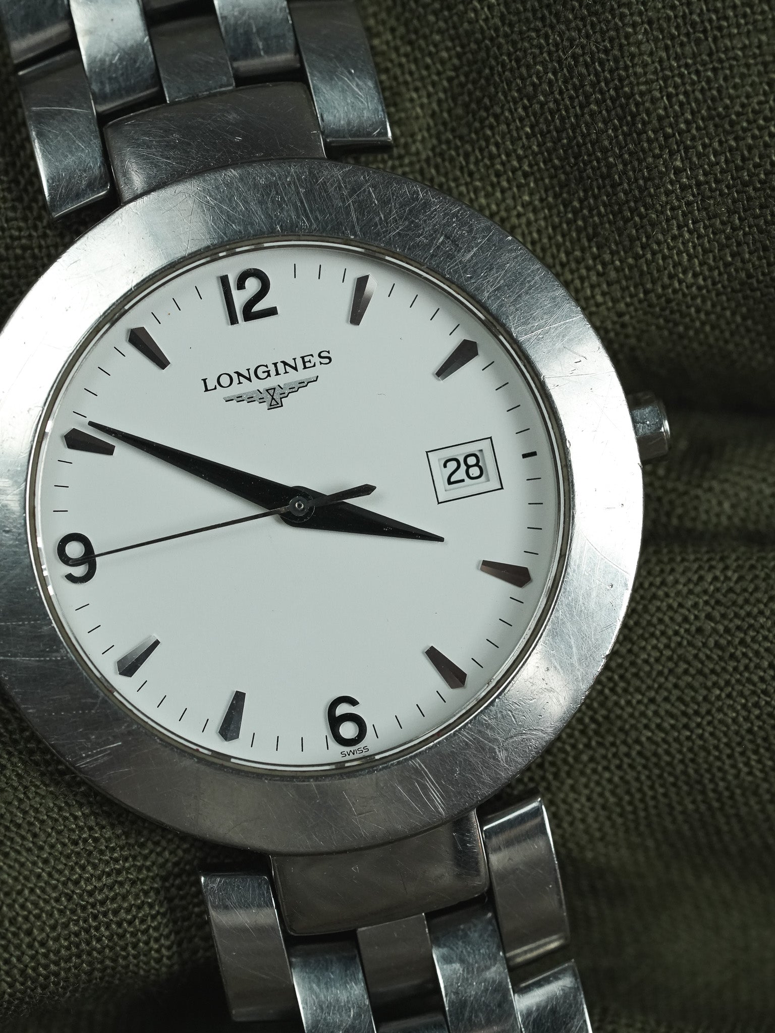 Longines - Ronde Acier Quartz 37mm - 1990s - Atelier Victor - Vintage Shop