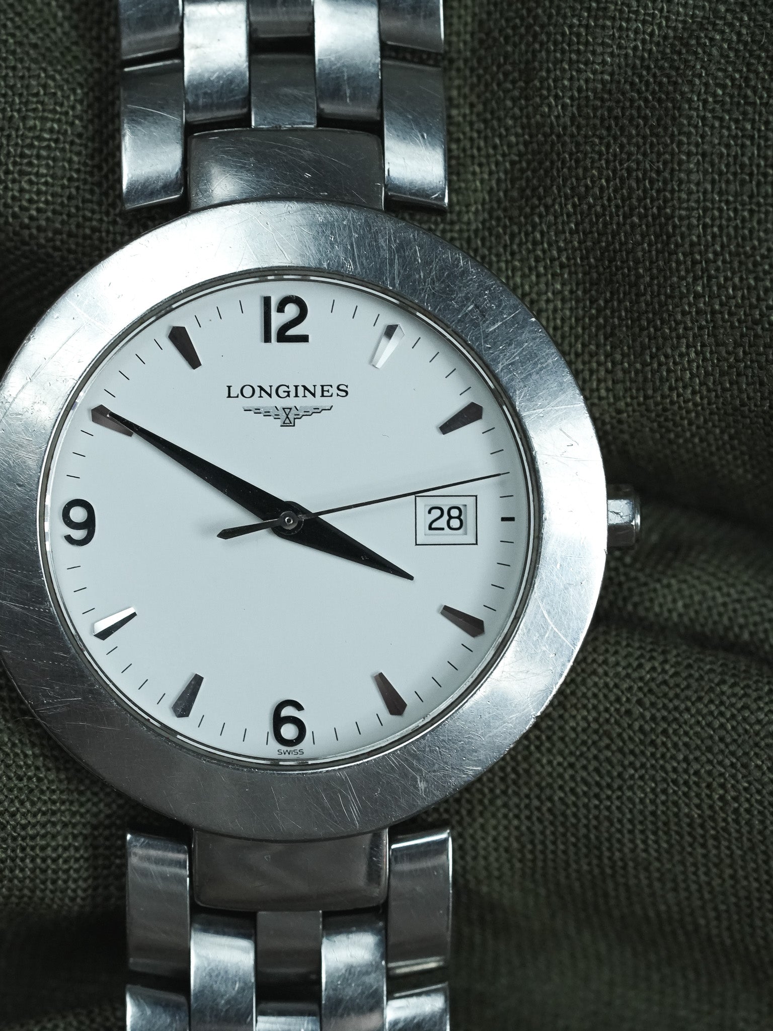 Longines - Ronde Acier Quartz 37mm - 1990s - Atelier Victor - Vintage Shop