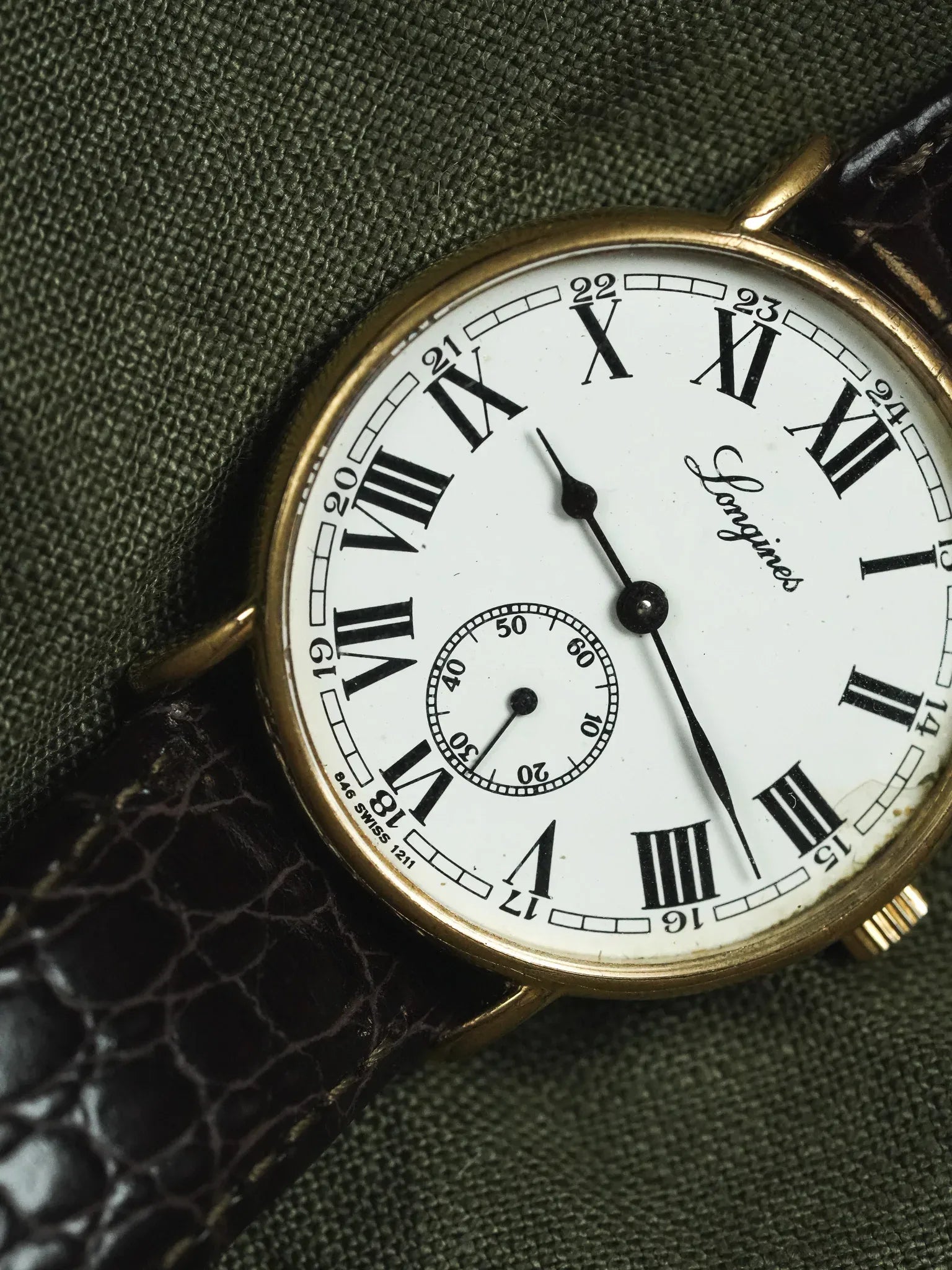 Longines - Style Ancien Romain Remontage manuel - 1970s - Atelier Victor