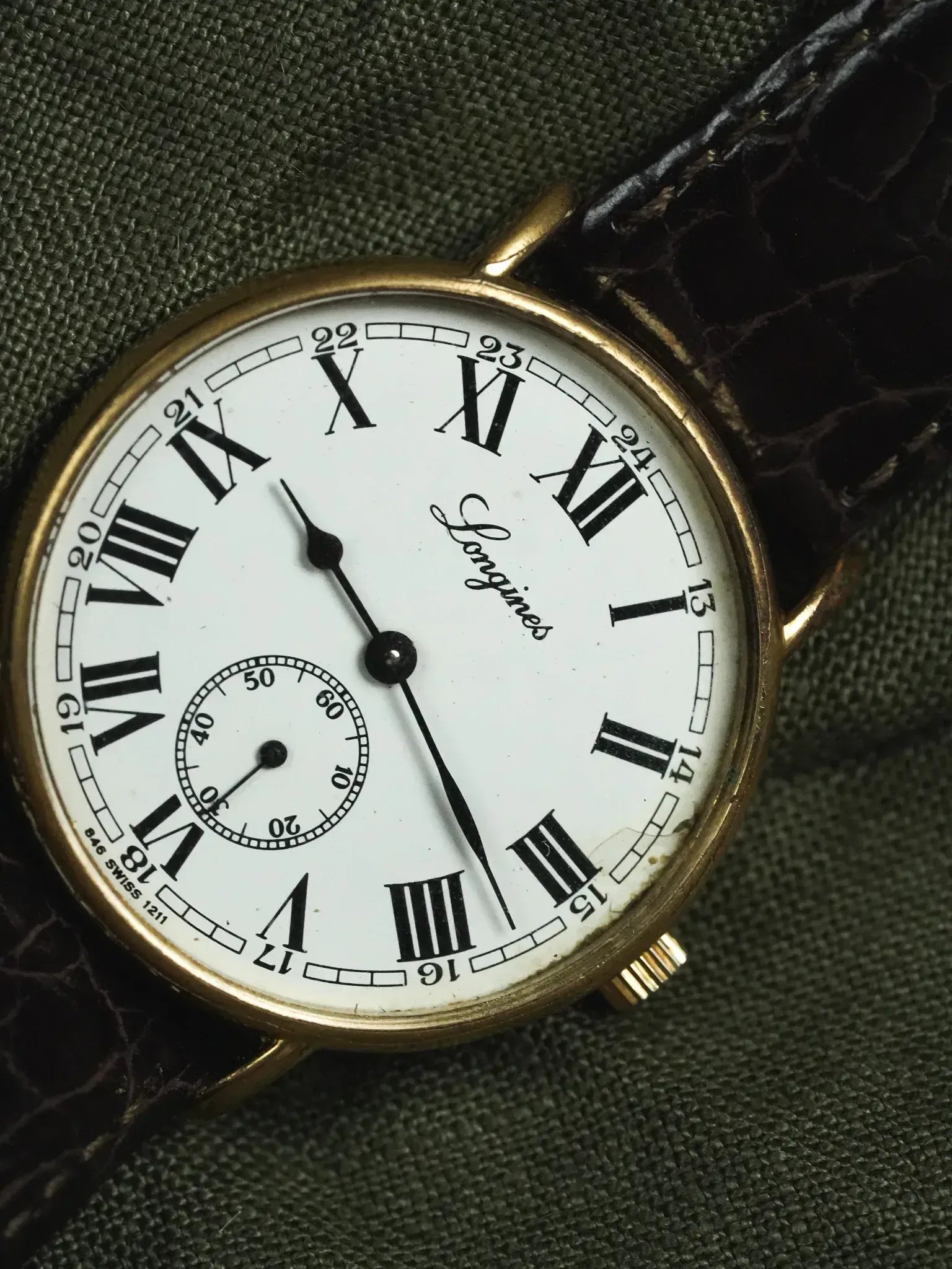 Longines - Style Ancien Romain Remontage manuel - 1970s - Atelier Victor