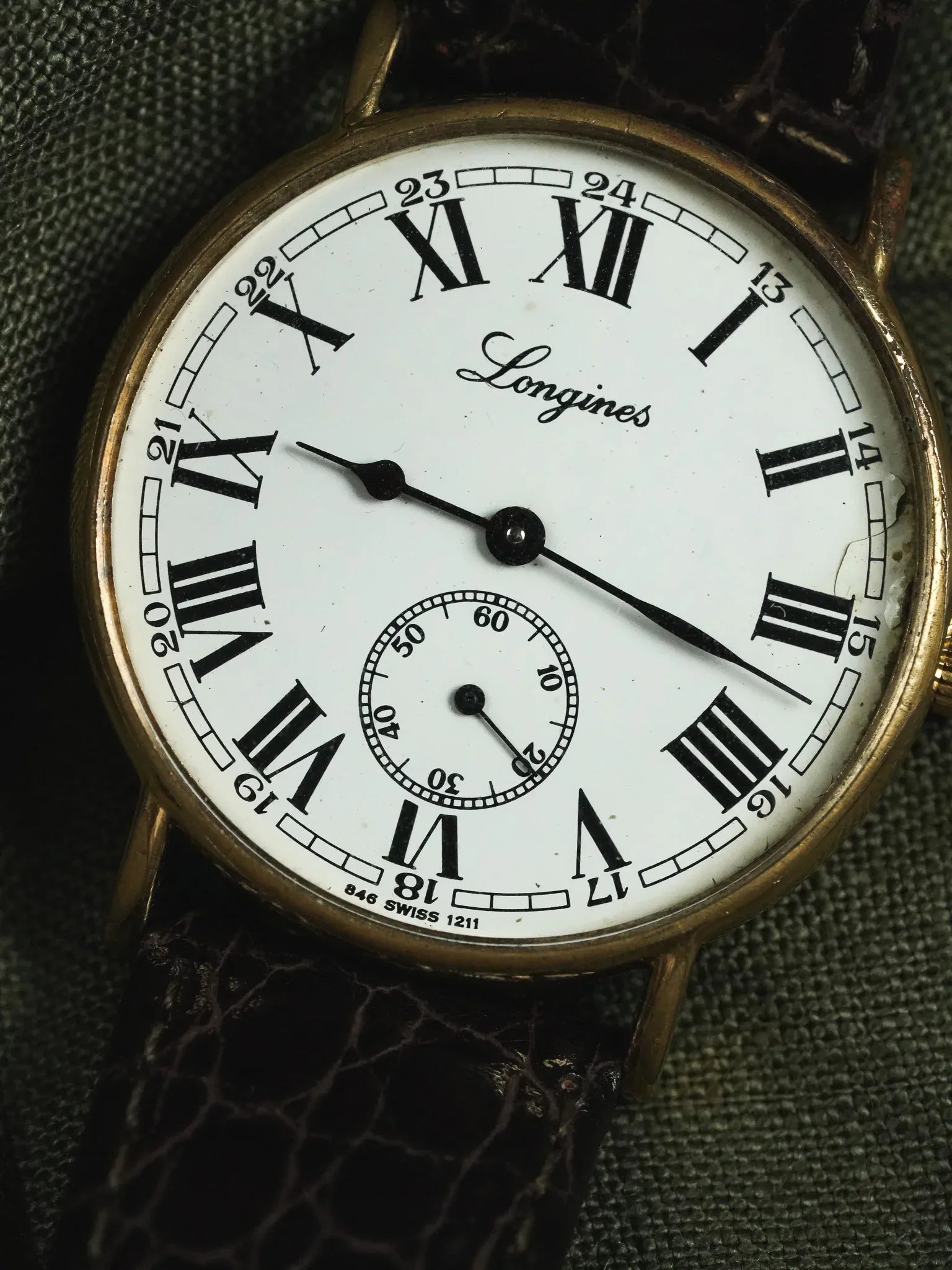 Longines - Style Ancien Romain Remontage manuel - 1970s - Atelier Victor - Vintage Shop