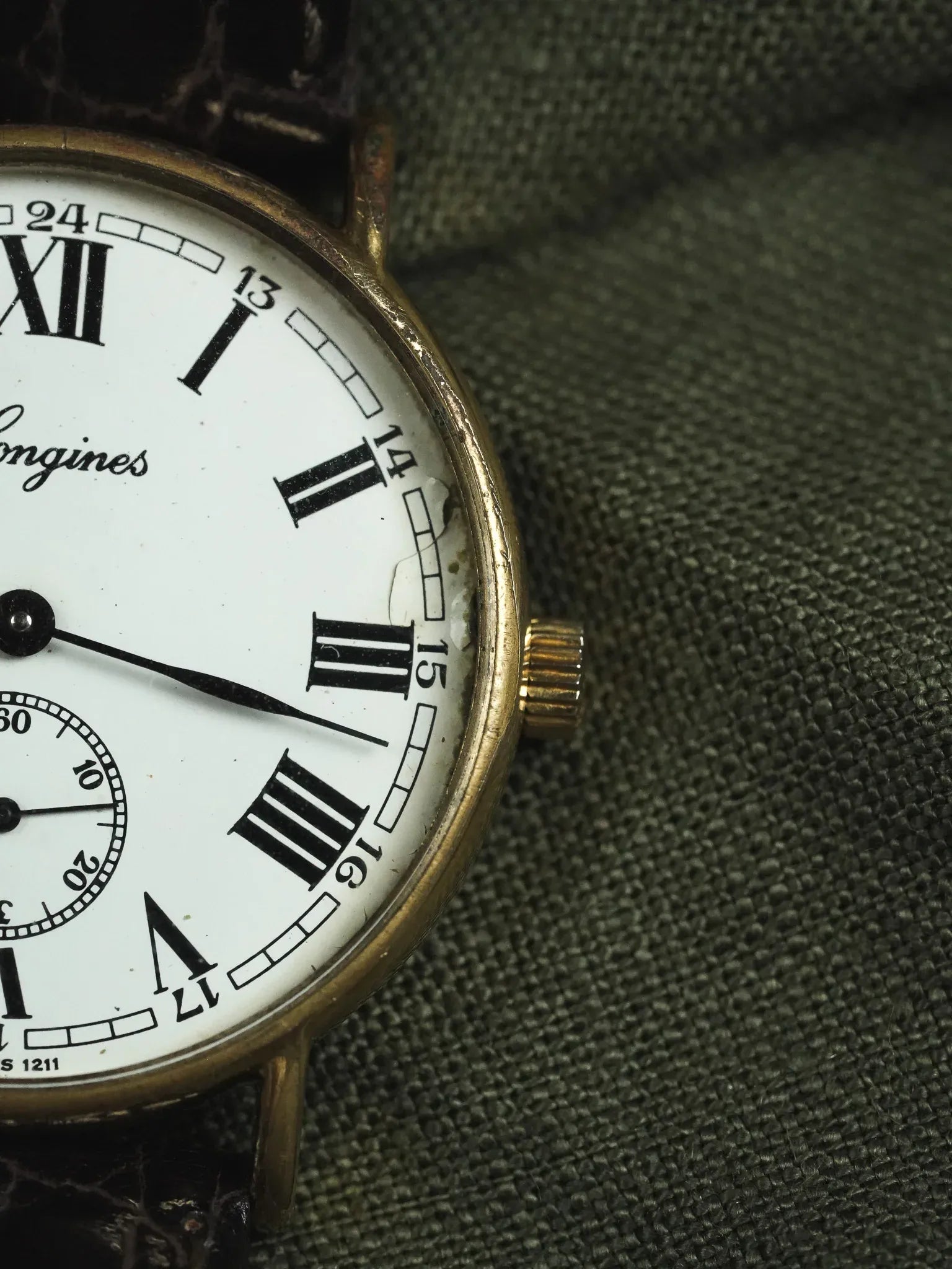 Longines - Style Ancien Romain Remontage manuel - 1970s - Atelier Victor - Vintage Shop