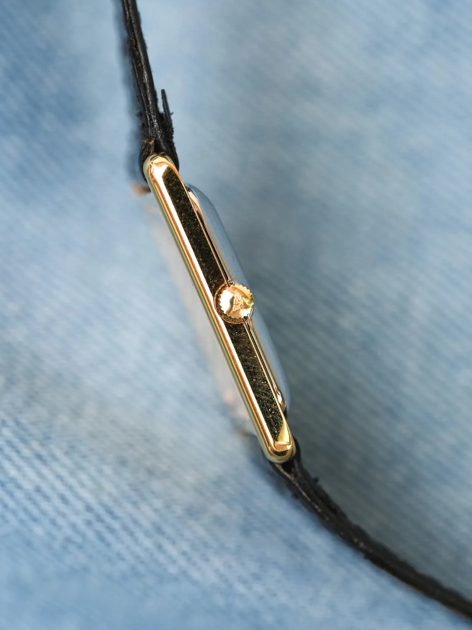 Longines - Tank Plaqué or Femme - 1980s - Atelier Victor