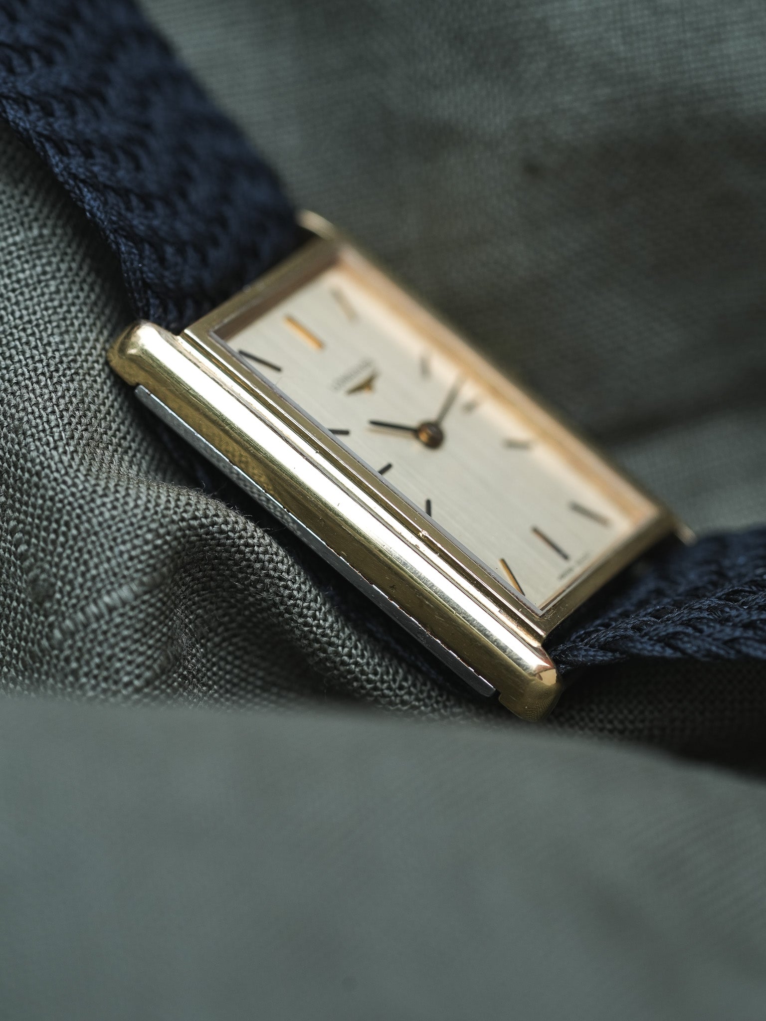 Longines - Tank XL Plaqué or - 1980s - Atelier Victor - Vintage Shop