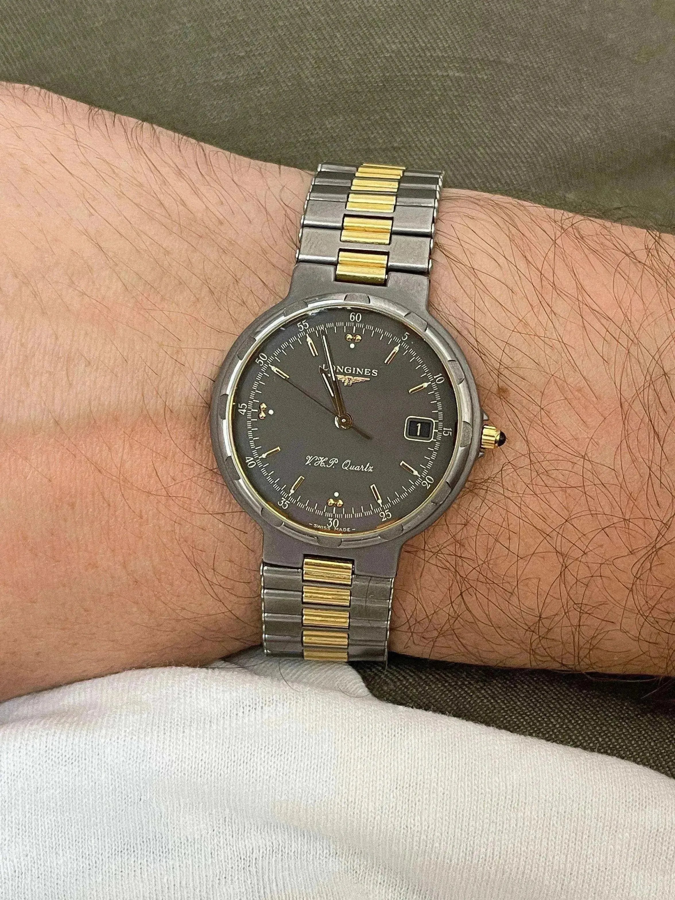 Longines - Titanium Conquest XL + BOX - 1980's - Atelier Victor - Vintage Shop