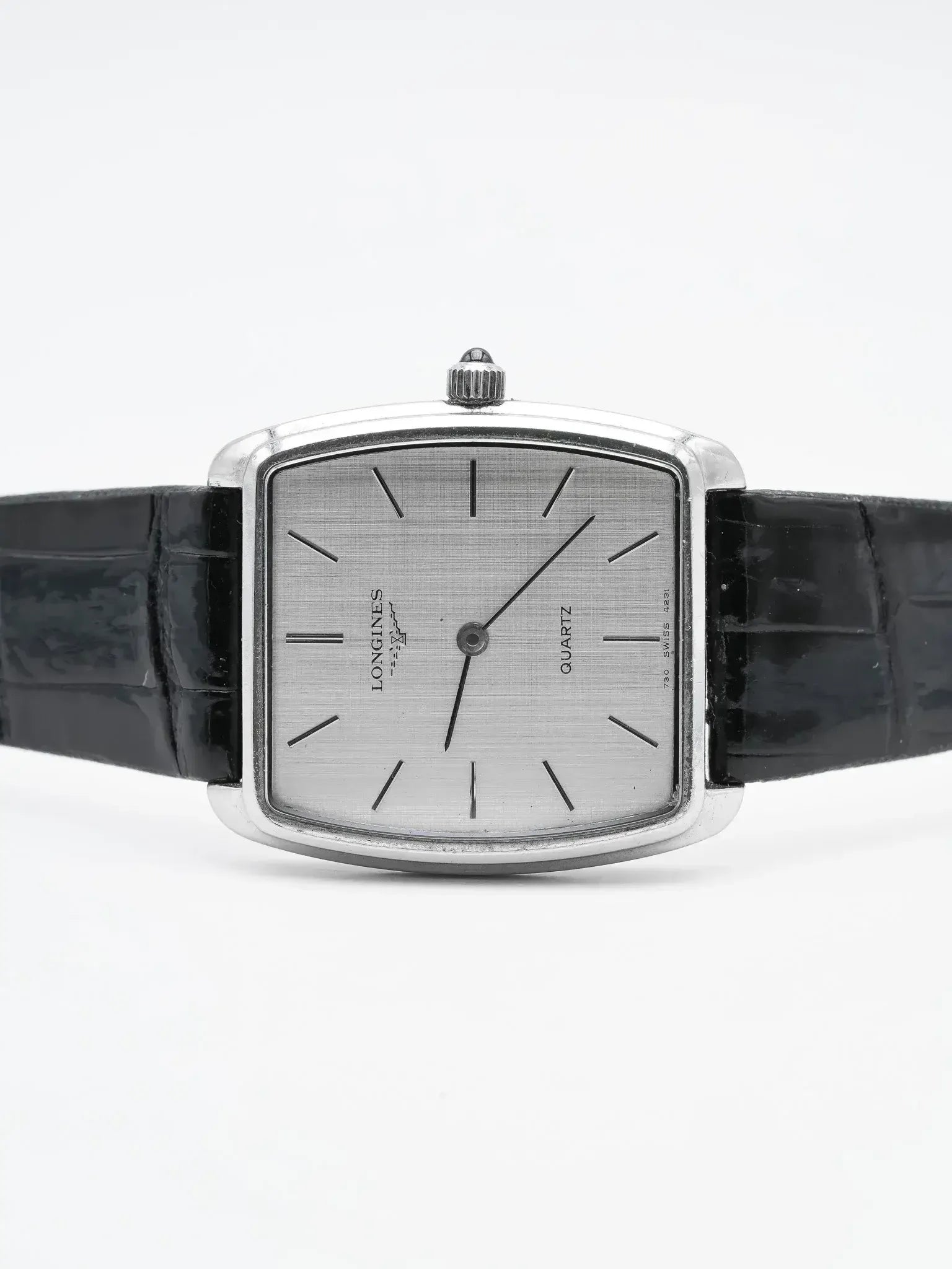 Longines - Tonneau Lin Acier - 1980s - Atelier Victor