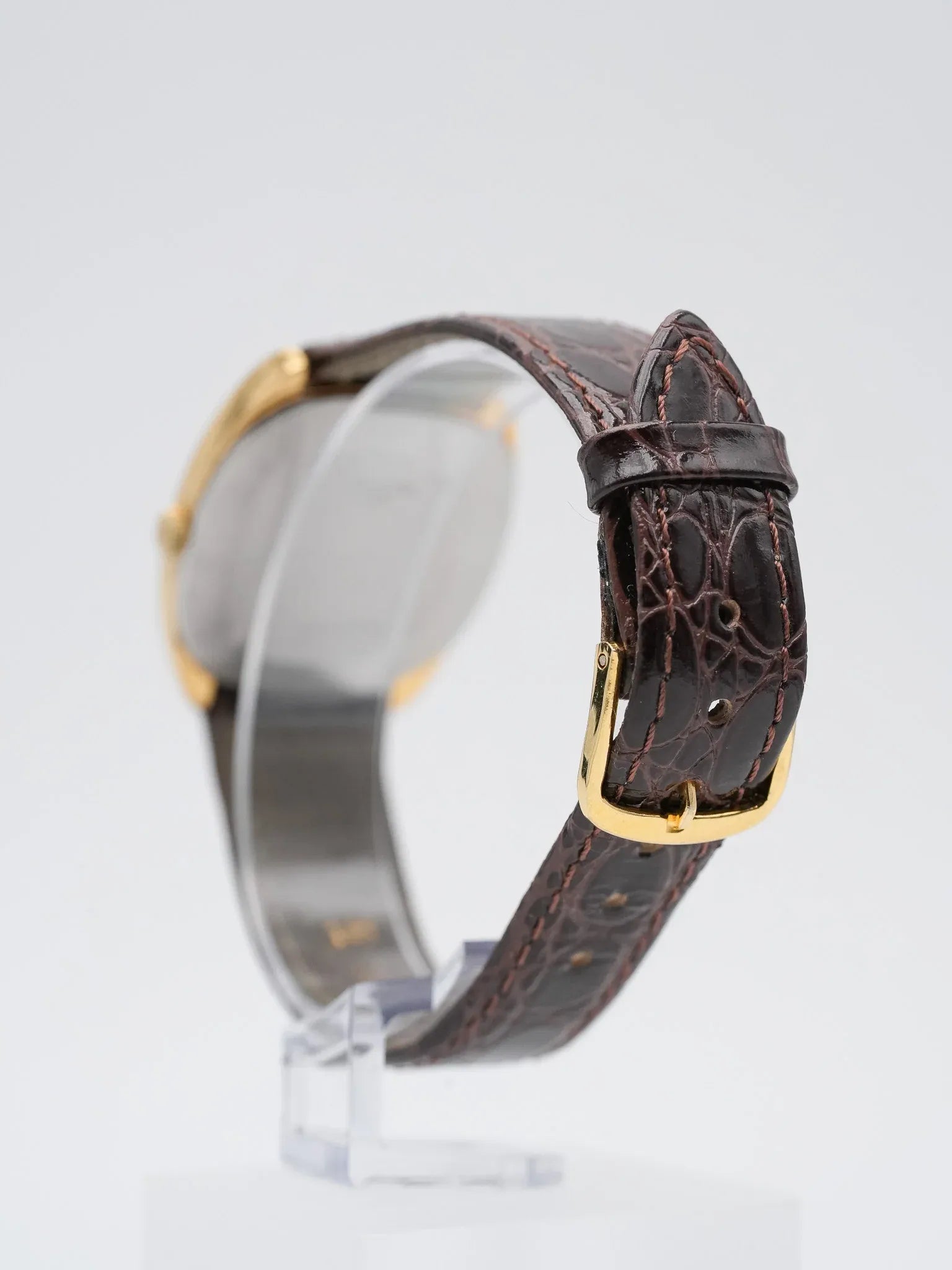 Longines - Tonneau Lin plaqué or meca - 1980s - Atelier Victor