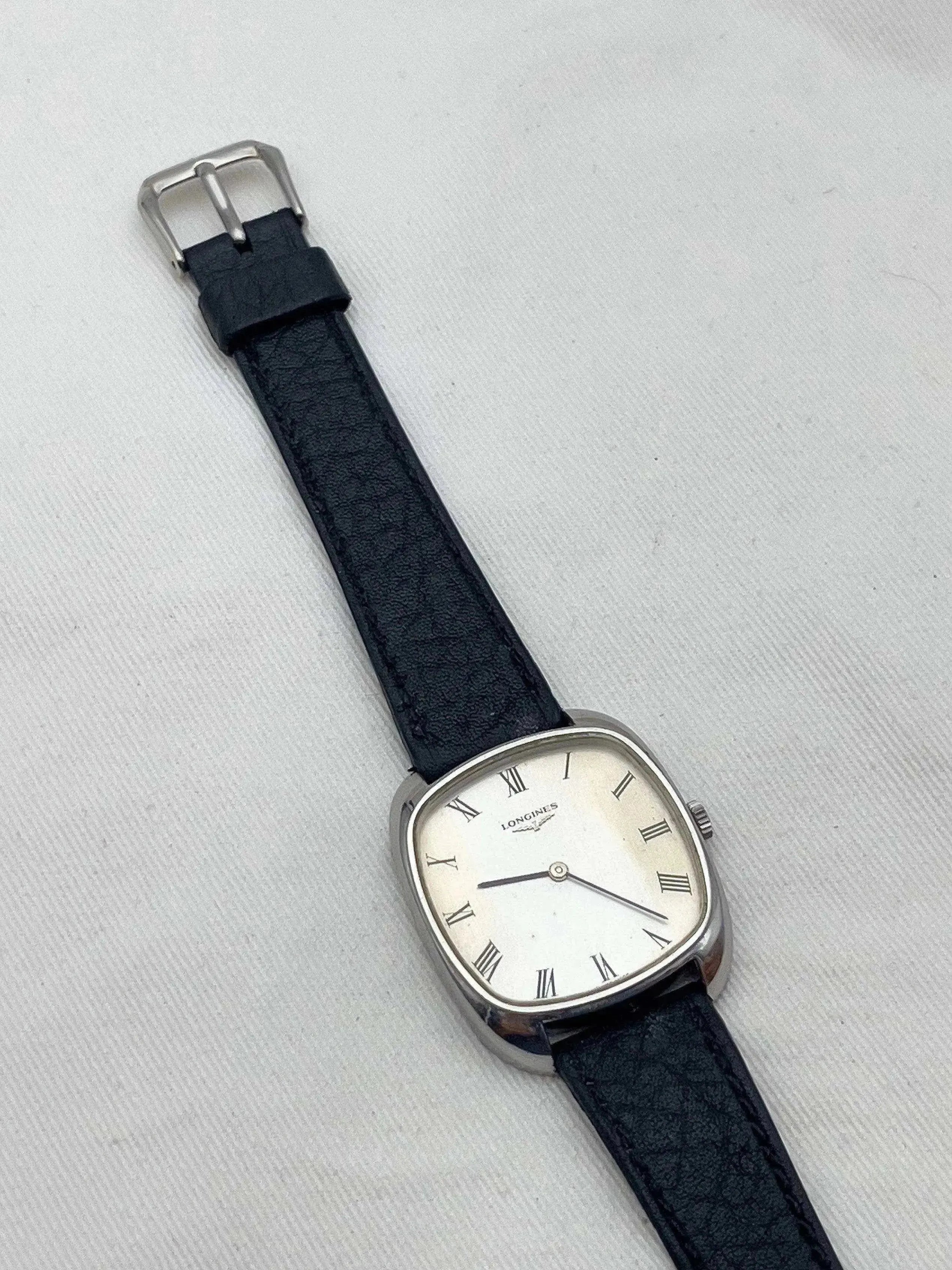 Longines - Tonneau Patiné - 1976 - Atelier Victor Paris - Vintage Watch Shop Dubai