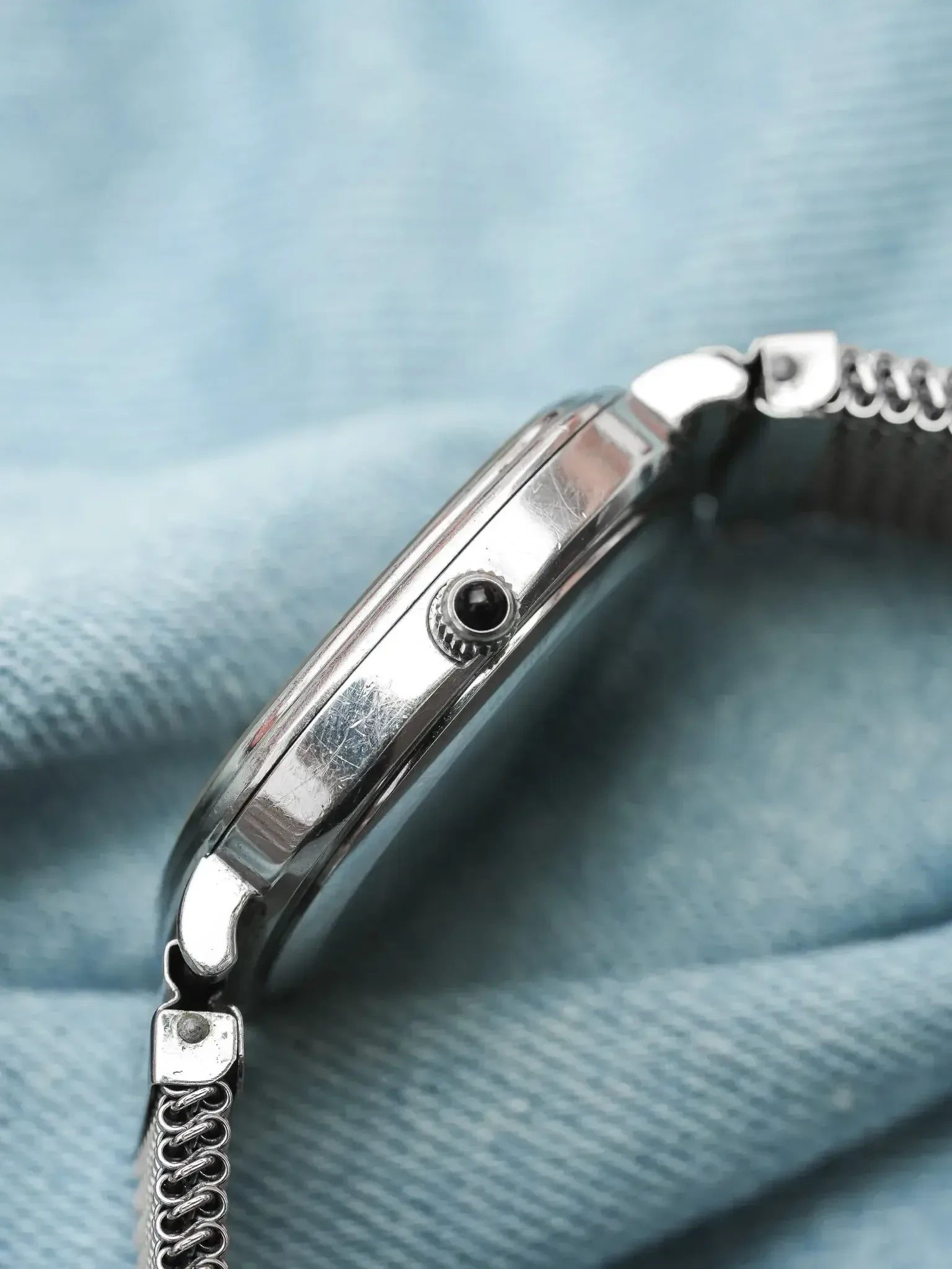 Longines - TV acier cadran argent - 1980s - Atelier Victor