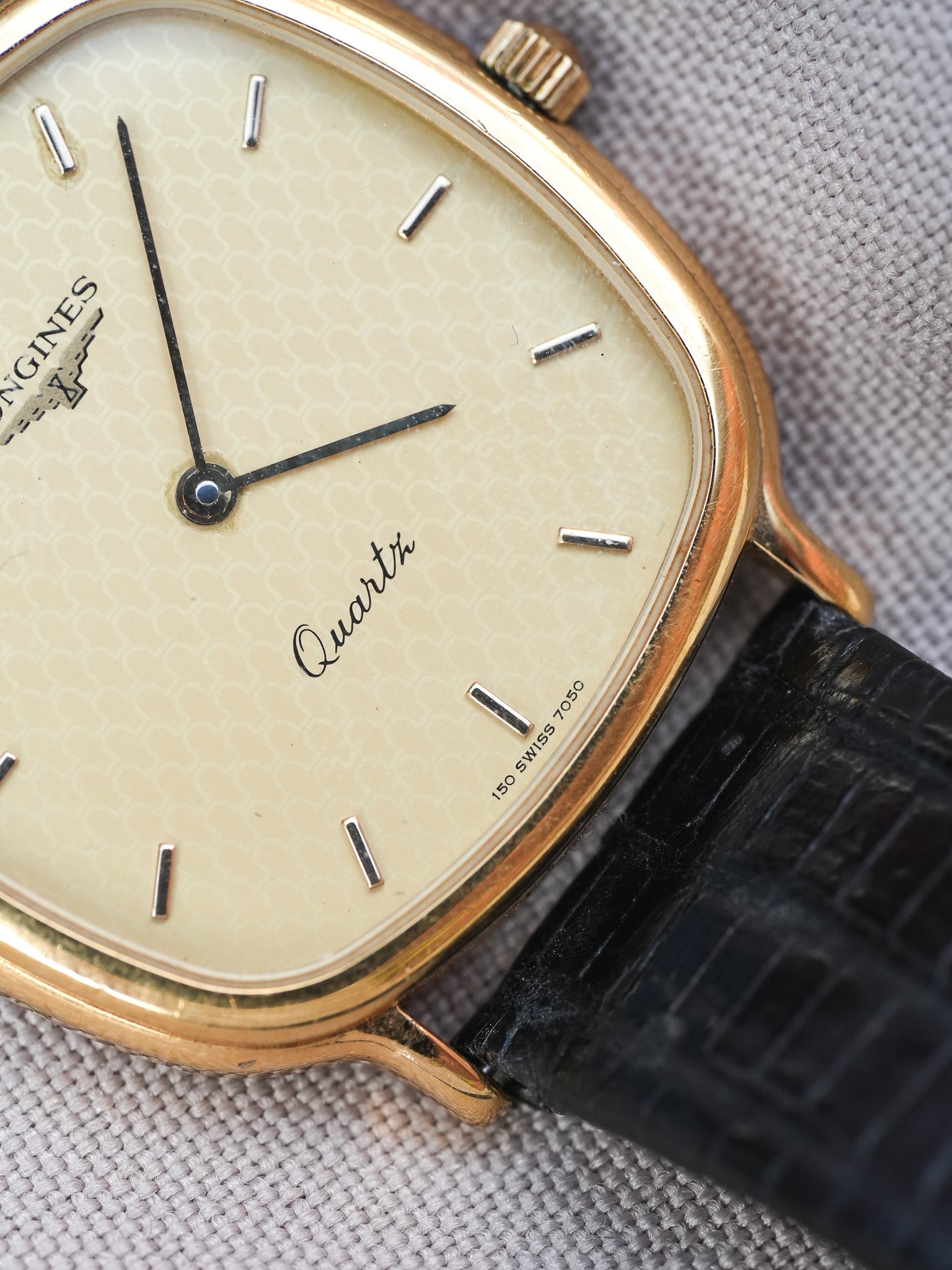 Longines - TV Or Écailles - 1980s - Atelier Victor Paris - Vintage Watch Shop Dubai