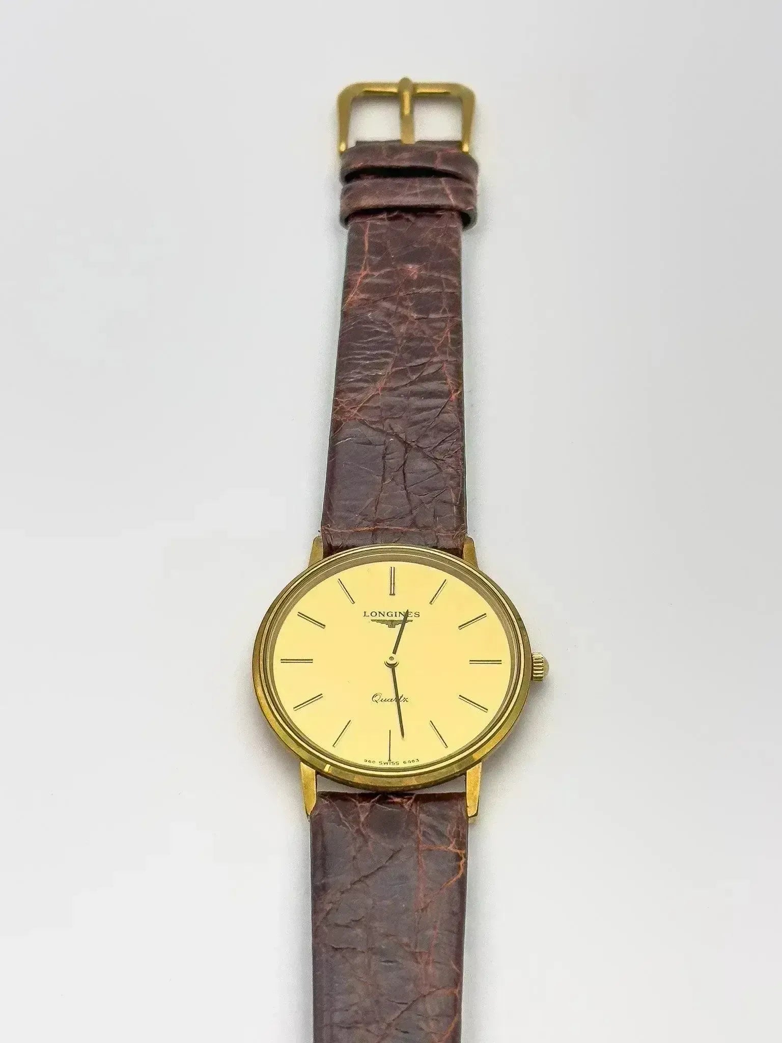 Longines - Ultra Plate Plaqué Or Quartz - 1980s - Atelier Victor