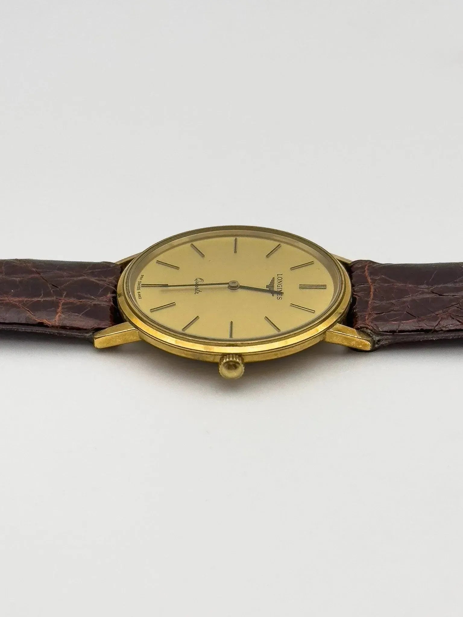 Longines - Ultra Plate Plaqué Or Quartz - 1980s - Atelier Victor