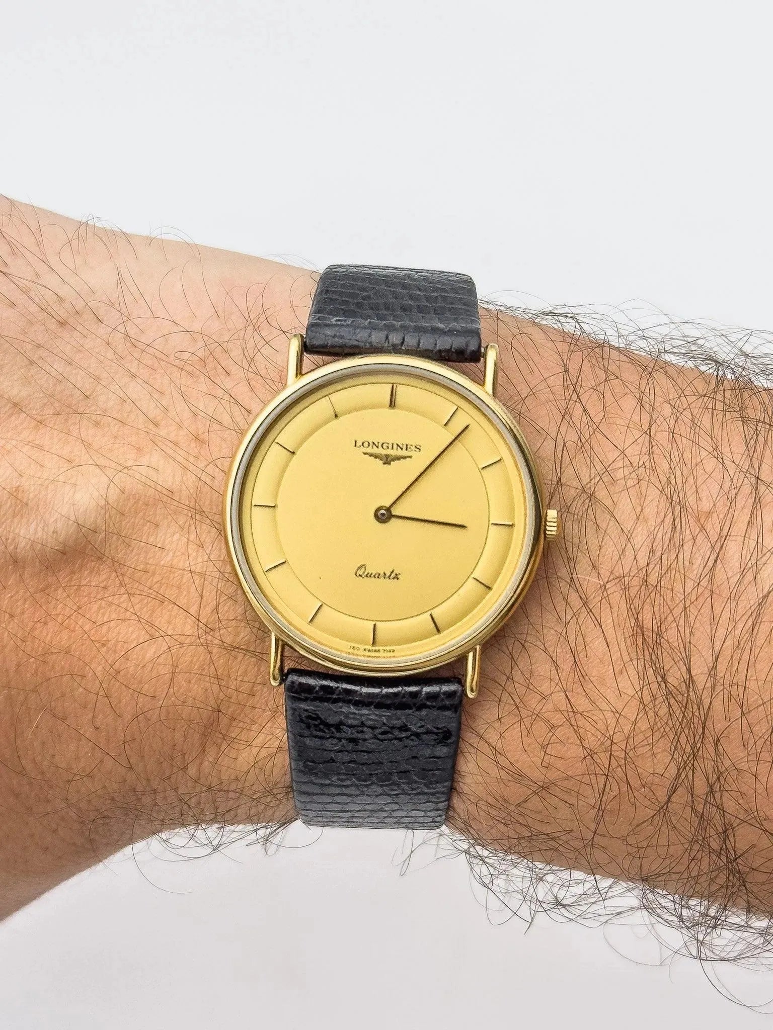 Longines - Ultra Thin Gold Full Original - 1980s - Atelier Victor Paris - Vintage Watch Shop Dubai