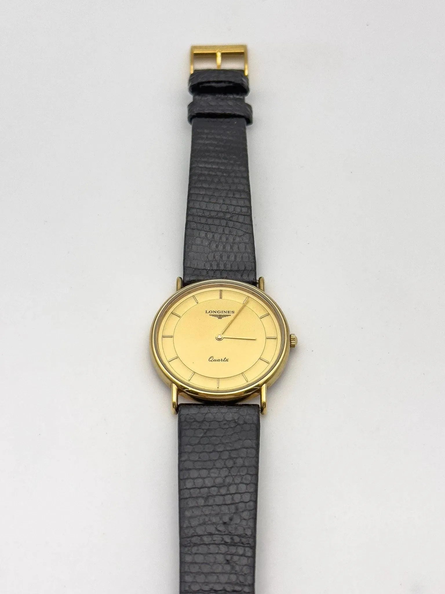 Longines - Ultra Thin Gold Full Original - 1980s - Atelier Victor Paris - Vintage Watch Shop Dubai