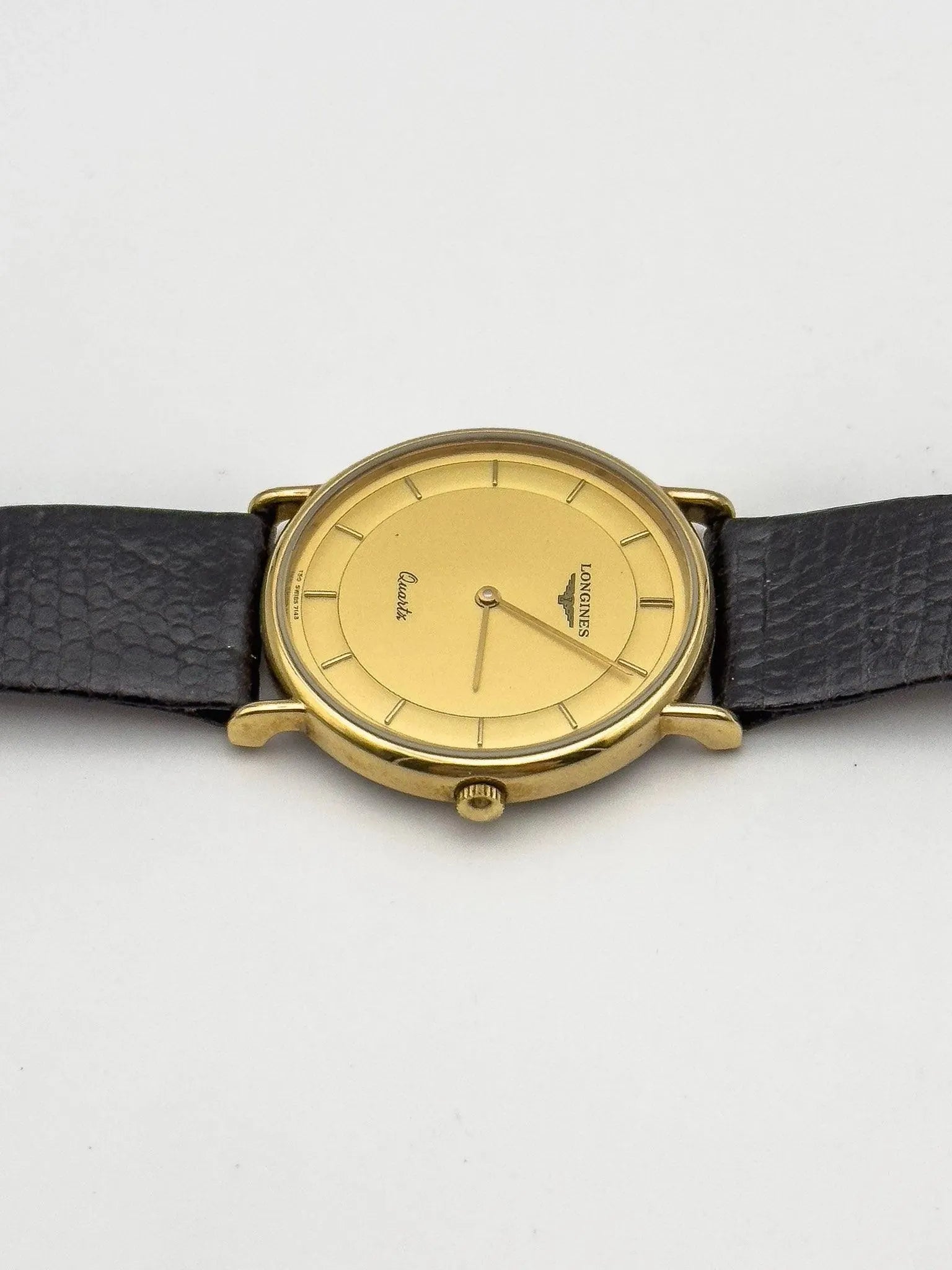 Longines - Ultra Thin Gold Full Original - 1980s - Atelier Victor Paris - Vintage Watch Shop Dubai
