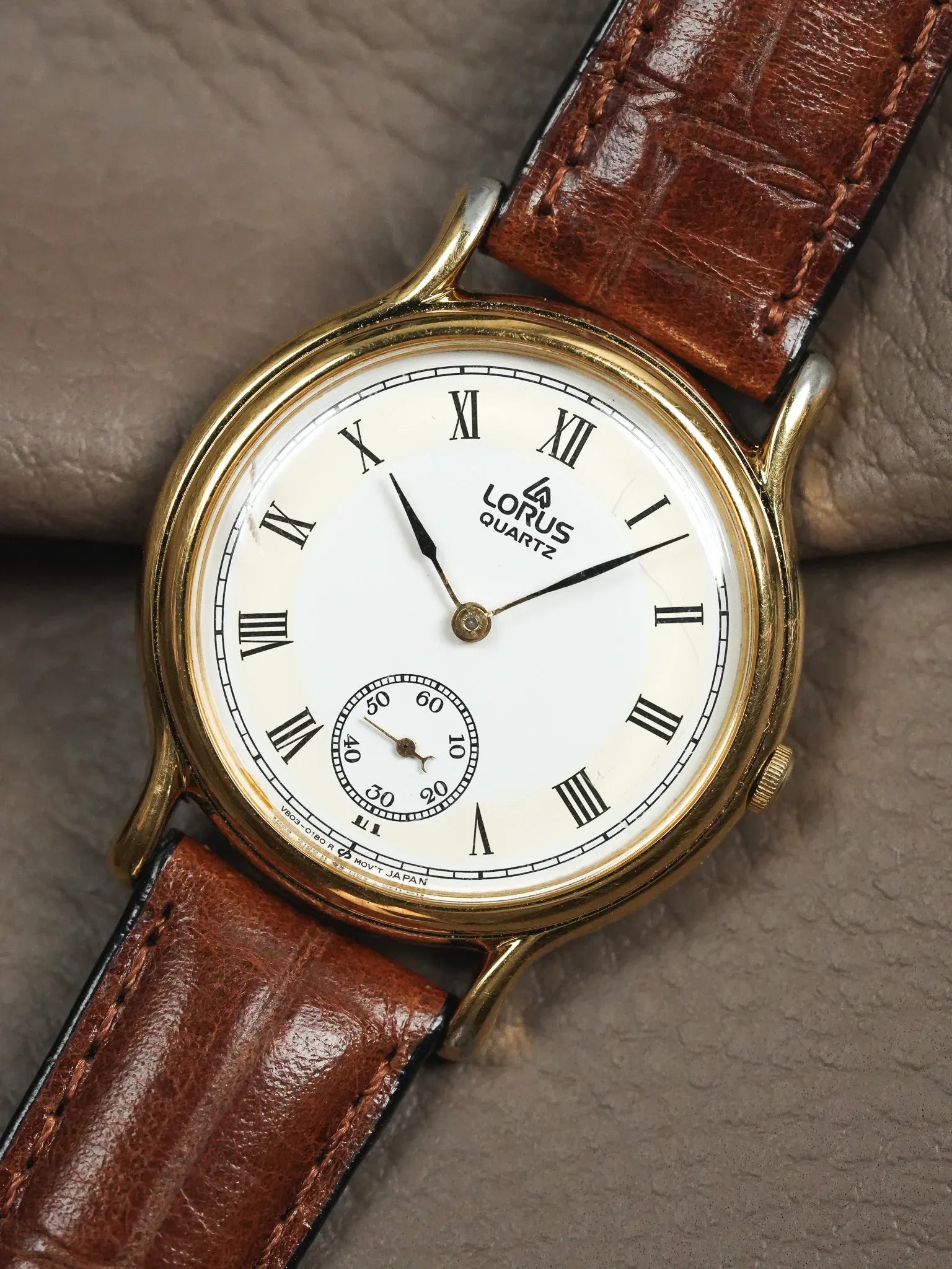 Lorus - Plaqué or Petite-seconde - 1990s - Atelier Victor