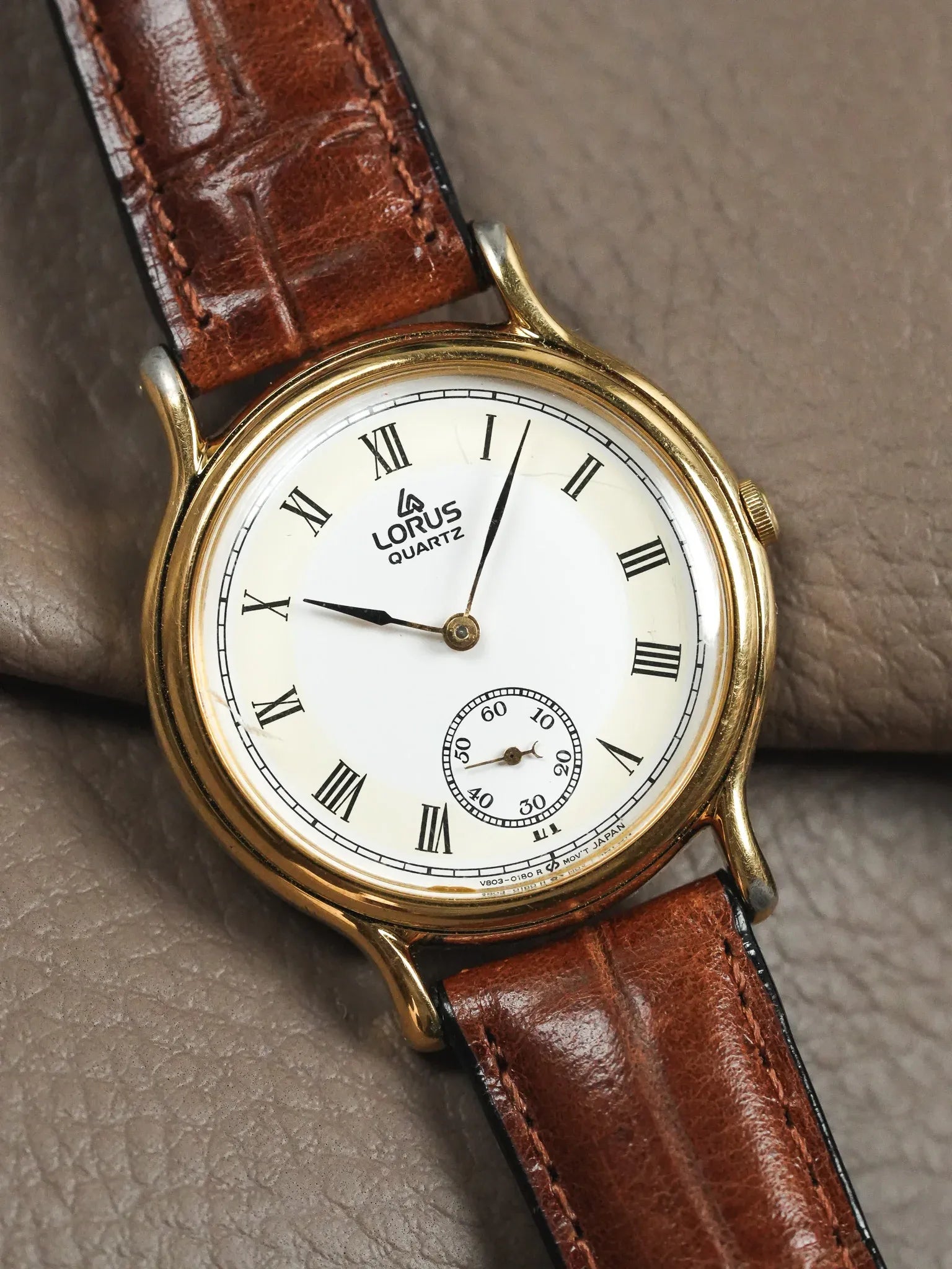 Lorus - Plaqué or Petite-seconde - 1990s - Atelier Victor