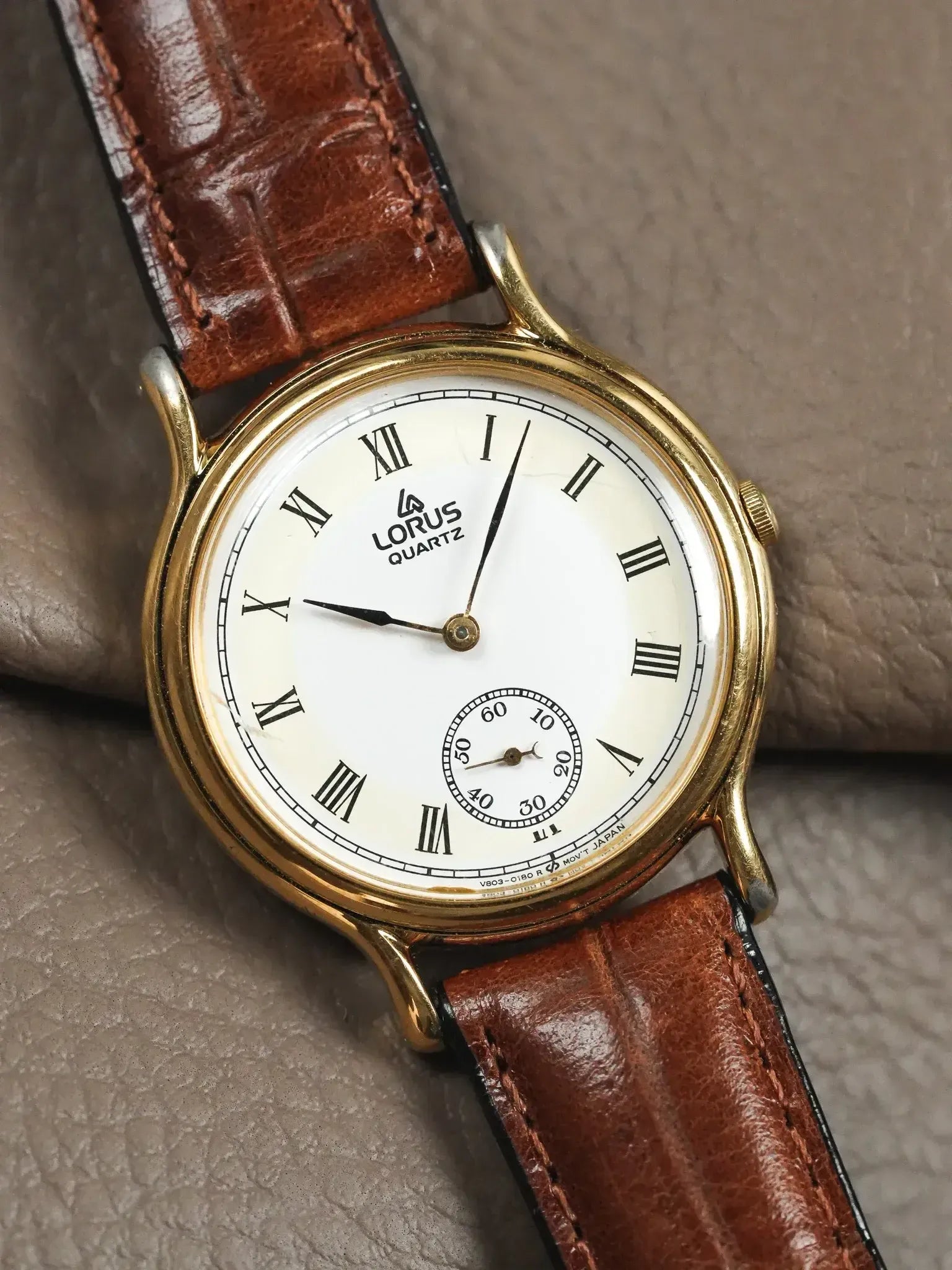 Lorus - Plaqué or Petite-seconde - 1990s - Atelier Victor