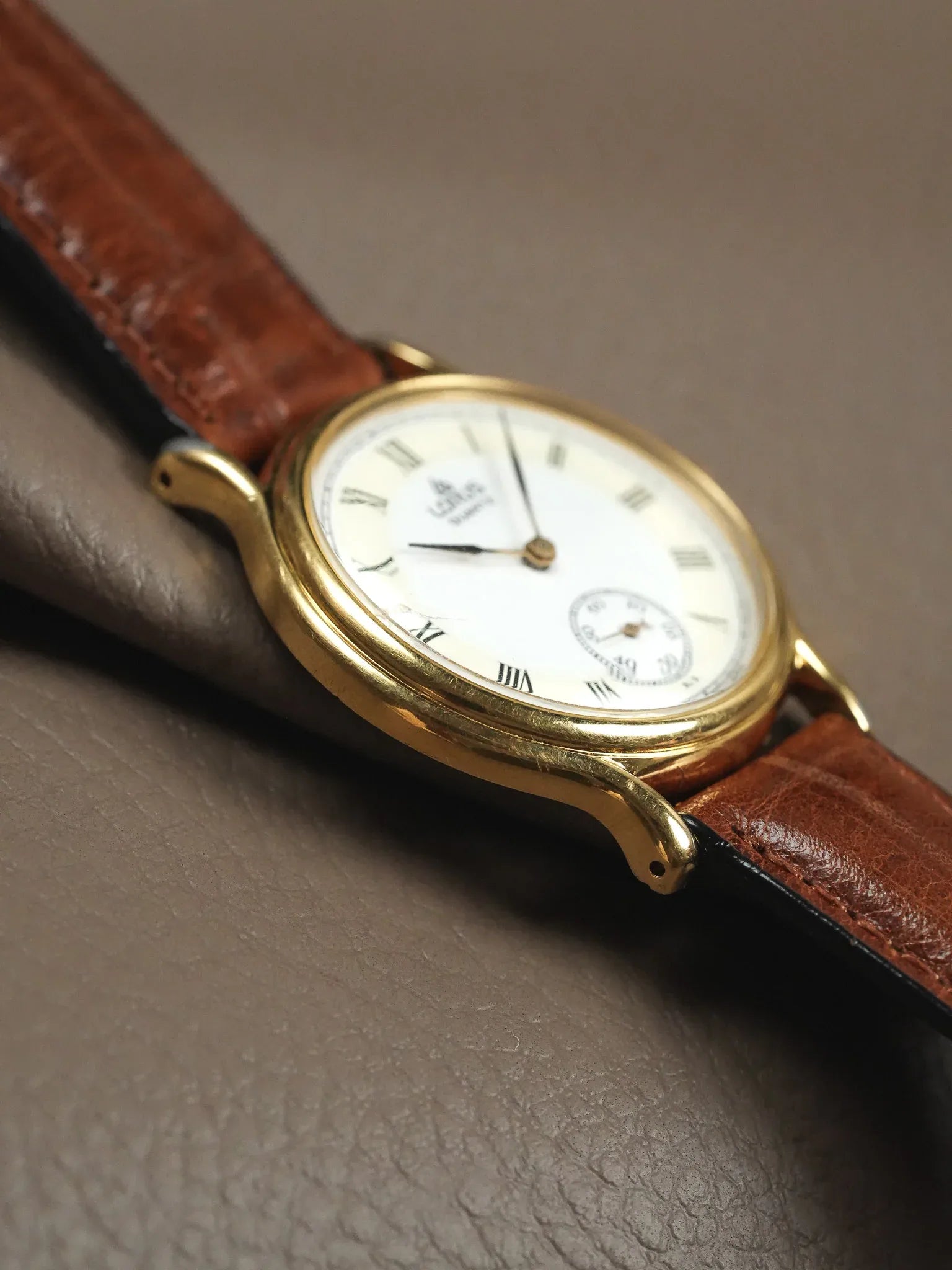 Lorus - Plaqué or Petite-seconde - 1990s - Atelier Victor - Vintage Shop