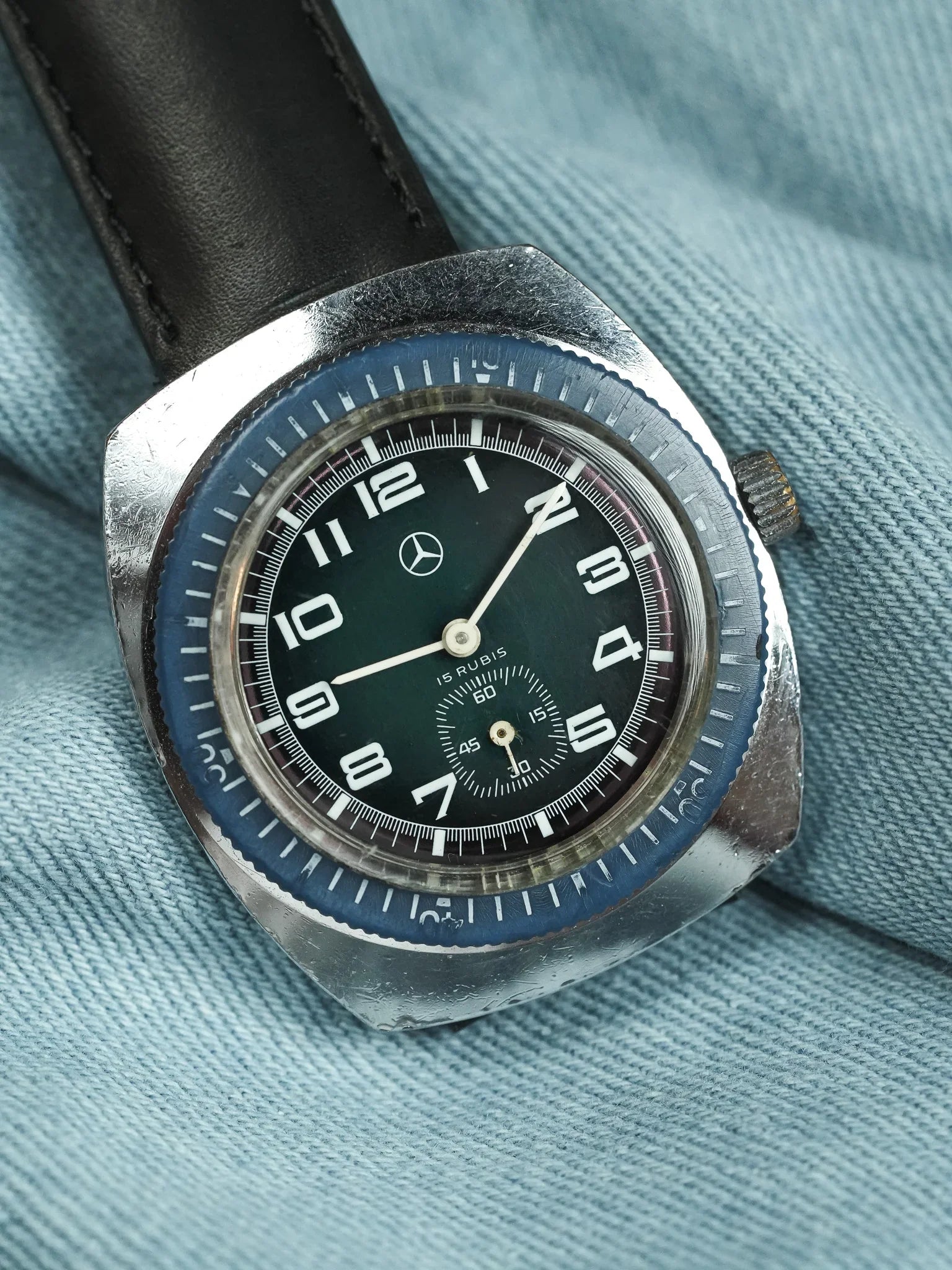 Mercedes - Plongeuse Bleu Ver mercedes - 1960s - Atelier Victor - Vintage Shop