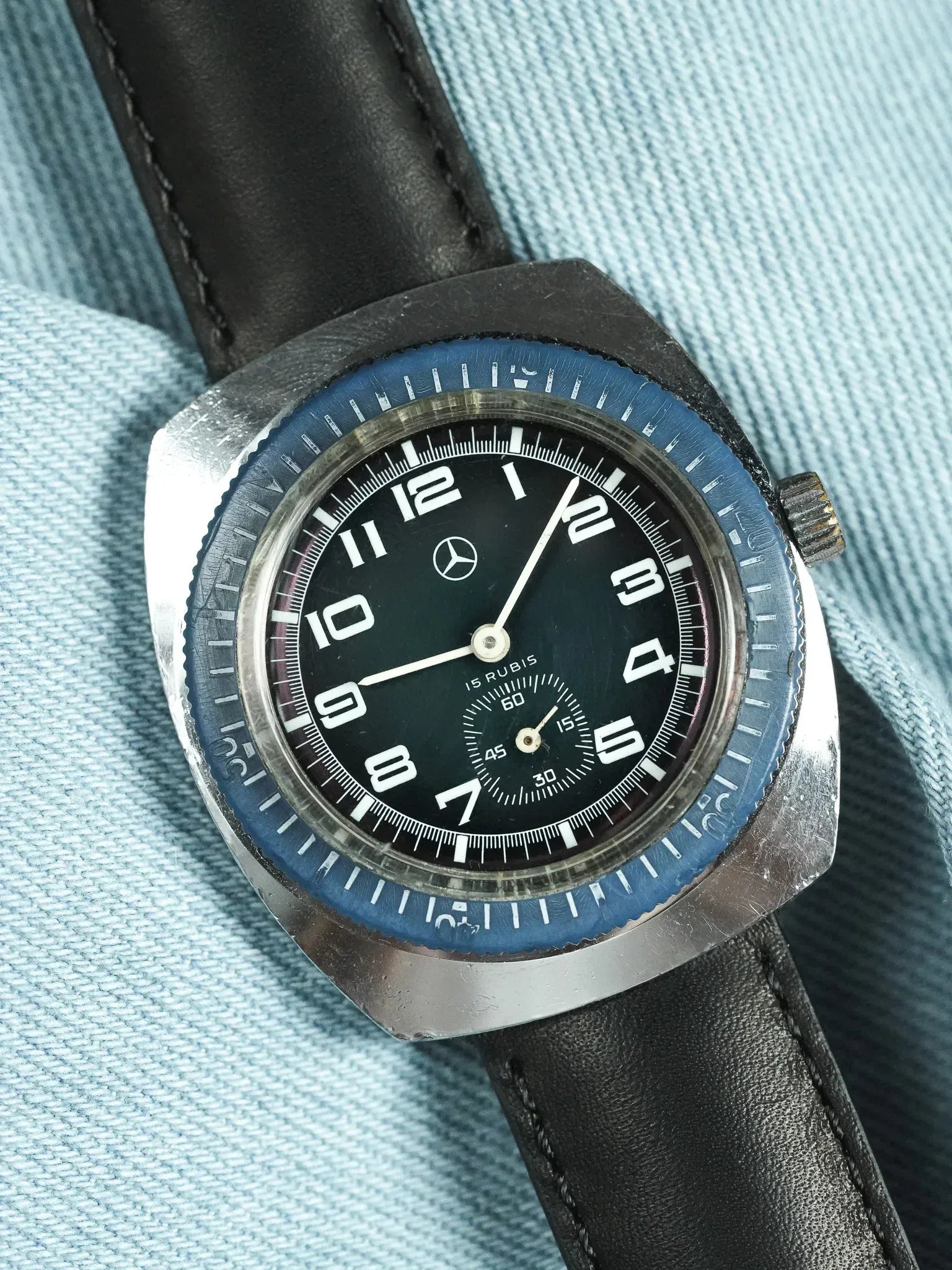 Mercedes - Plongeuse Bleu Vert mercedes - 1960s - Atelier Victor