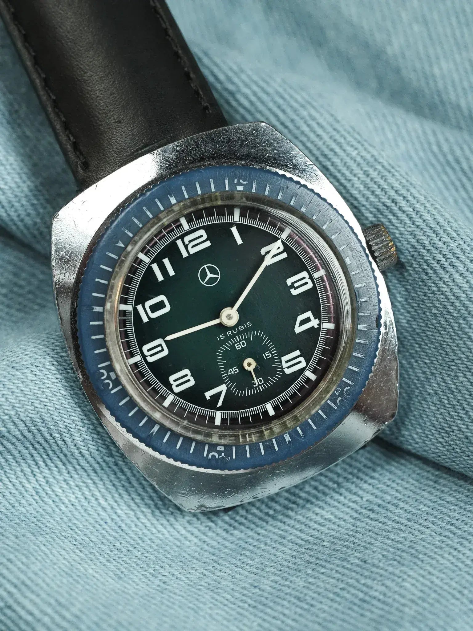 Mercedes - Plongeuse Bleu Vert mercedes - 1960s - Atelier Victor