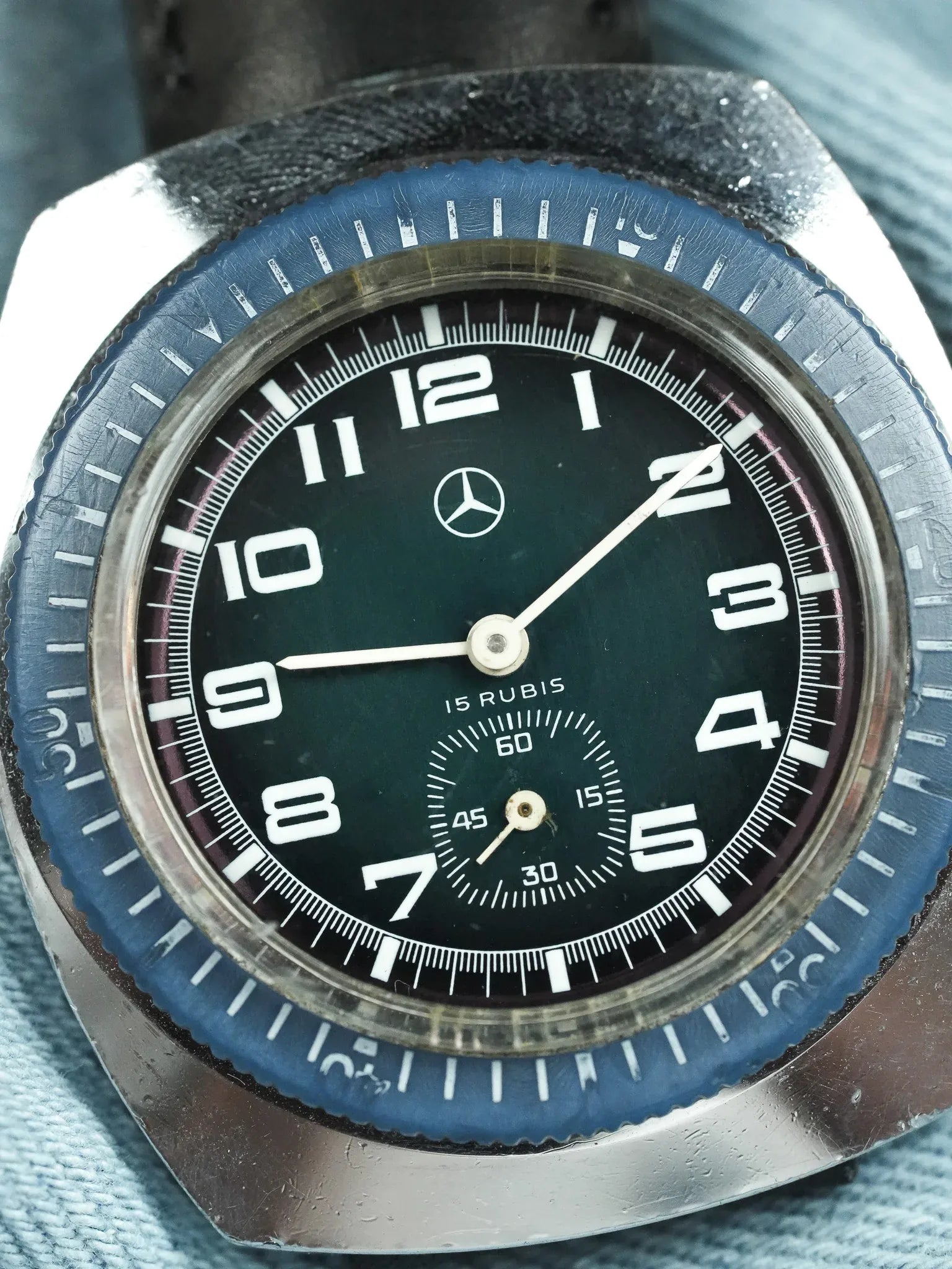 Mercedes - Plongeuse Bleu Vert mercedes - 1960s - Atelier Victor