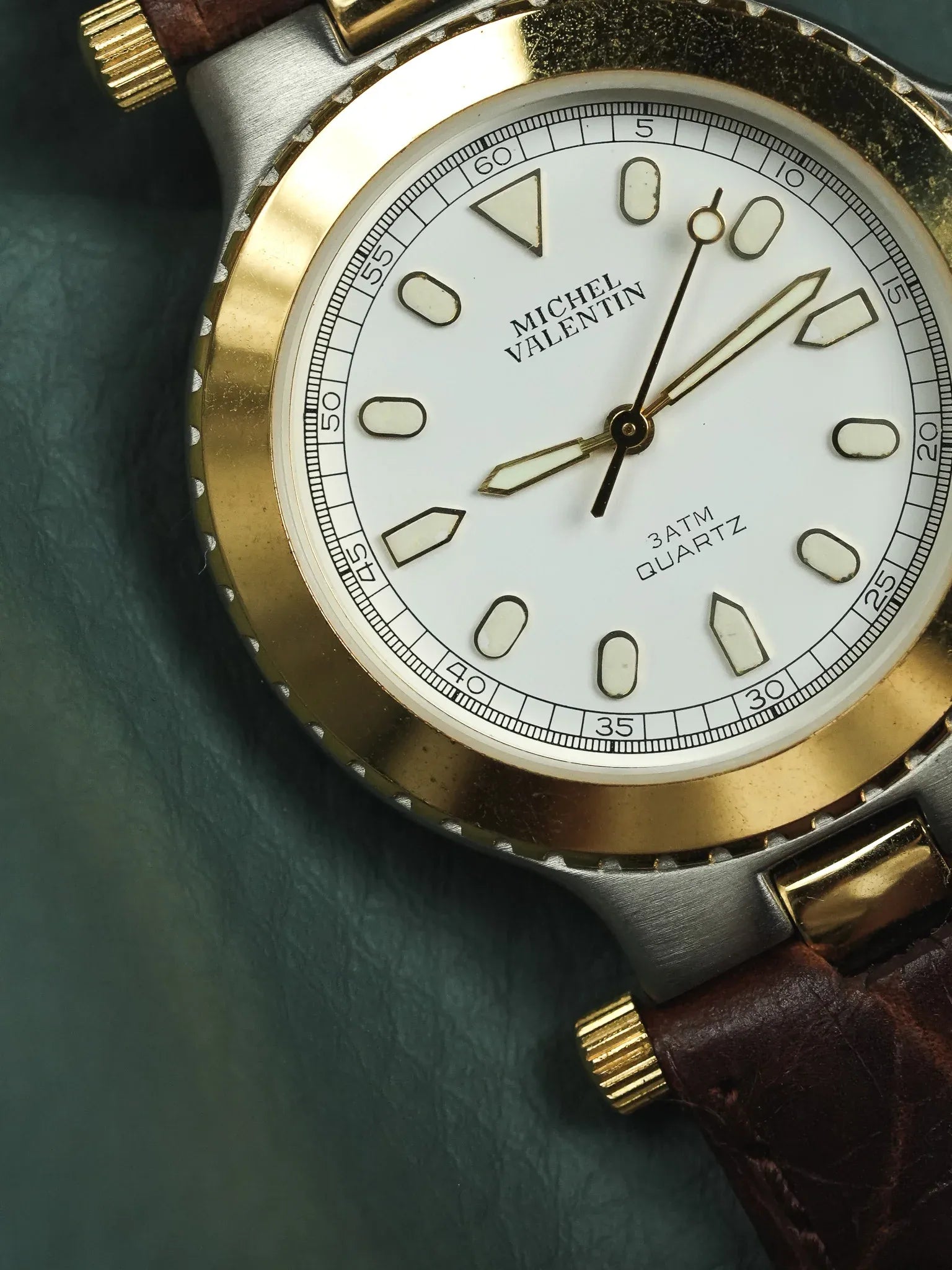 Michel Valentin - Acier Or Cornes Centrales - Neuve de stock - 1990s - Atelier Victor