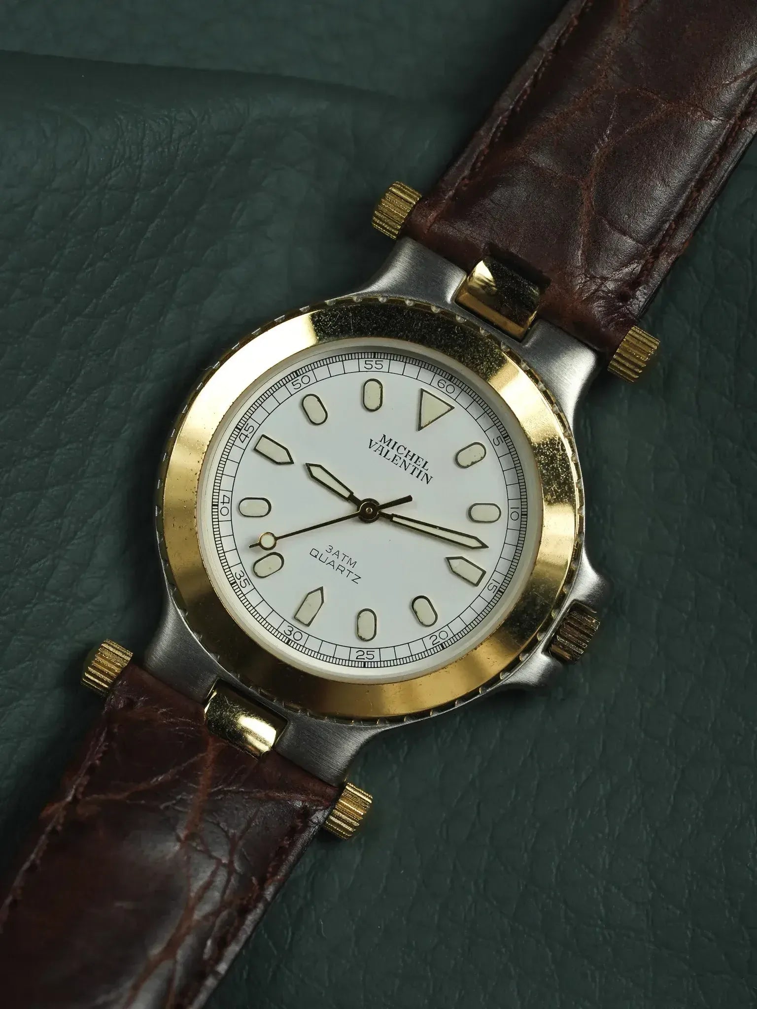 Michel Valentin - Acier Or Cornes Centrales - Neuve de stock - 1990s - Atelier Victor