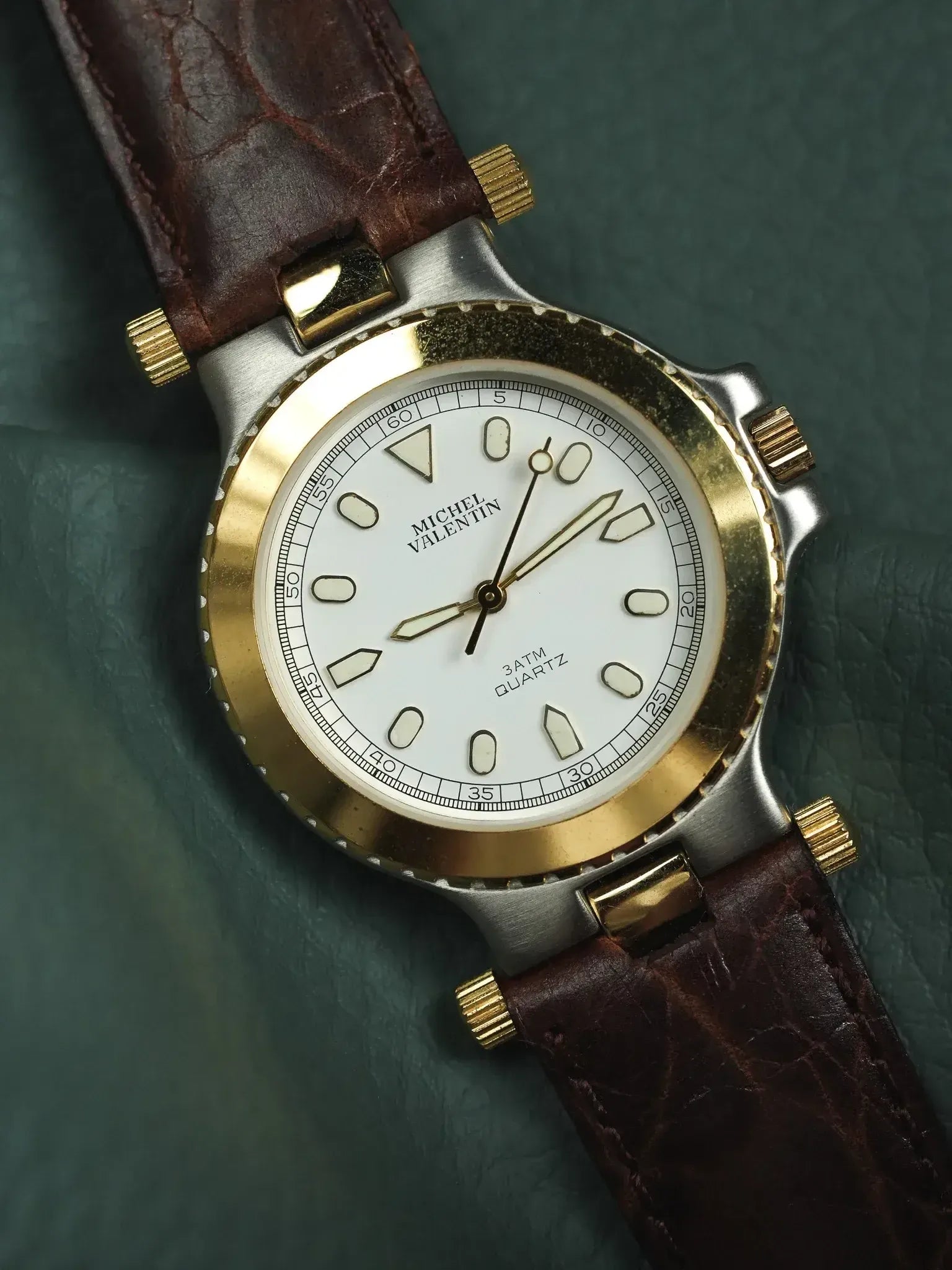 Michel Valentin - Acier Or Cornes Centrales - Neuve de stock - 1990s - Atelier Victor