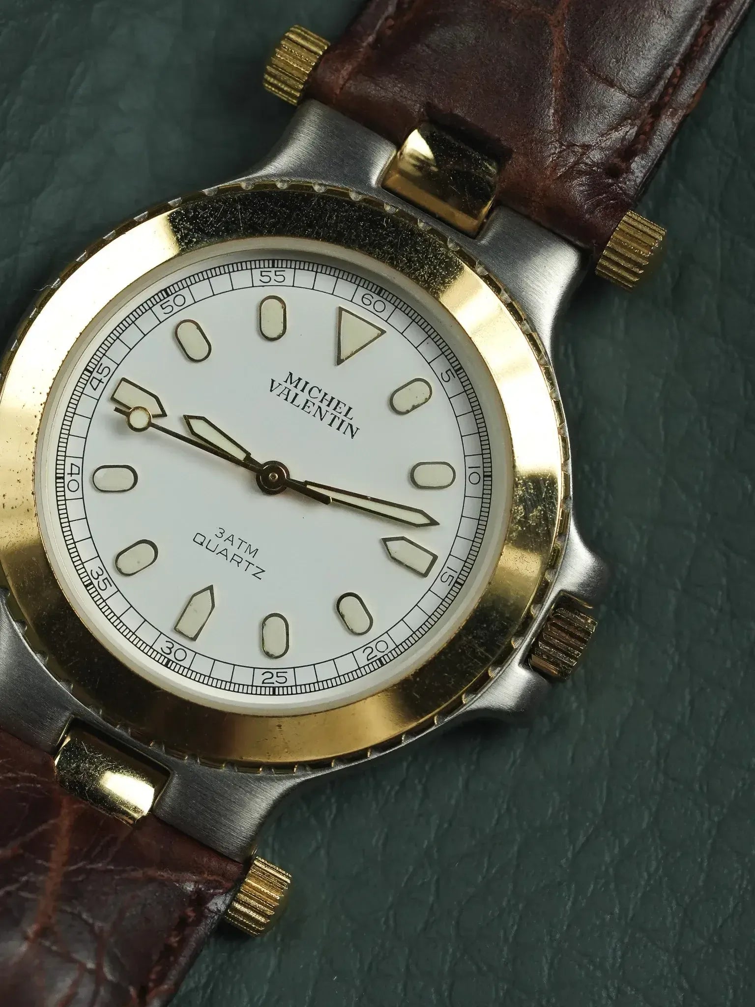 Michel Valentin - Acier Or Cornes Centrales - Neuve de stock - 1990s - Atelier Victor