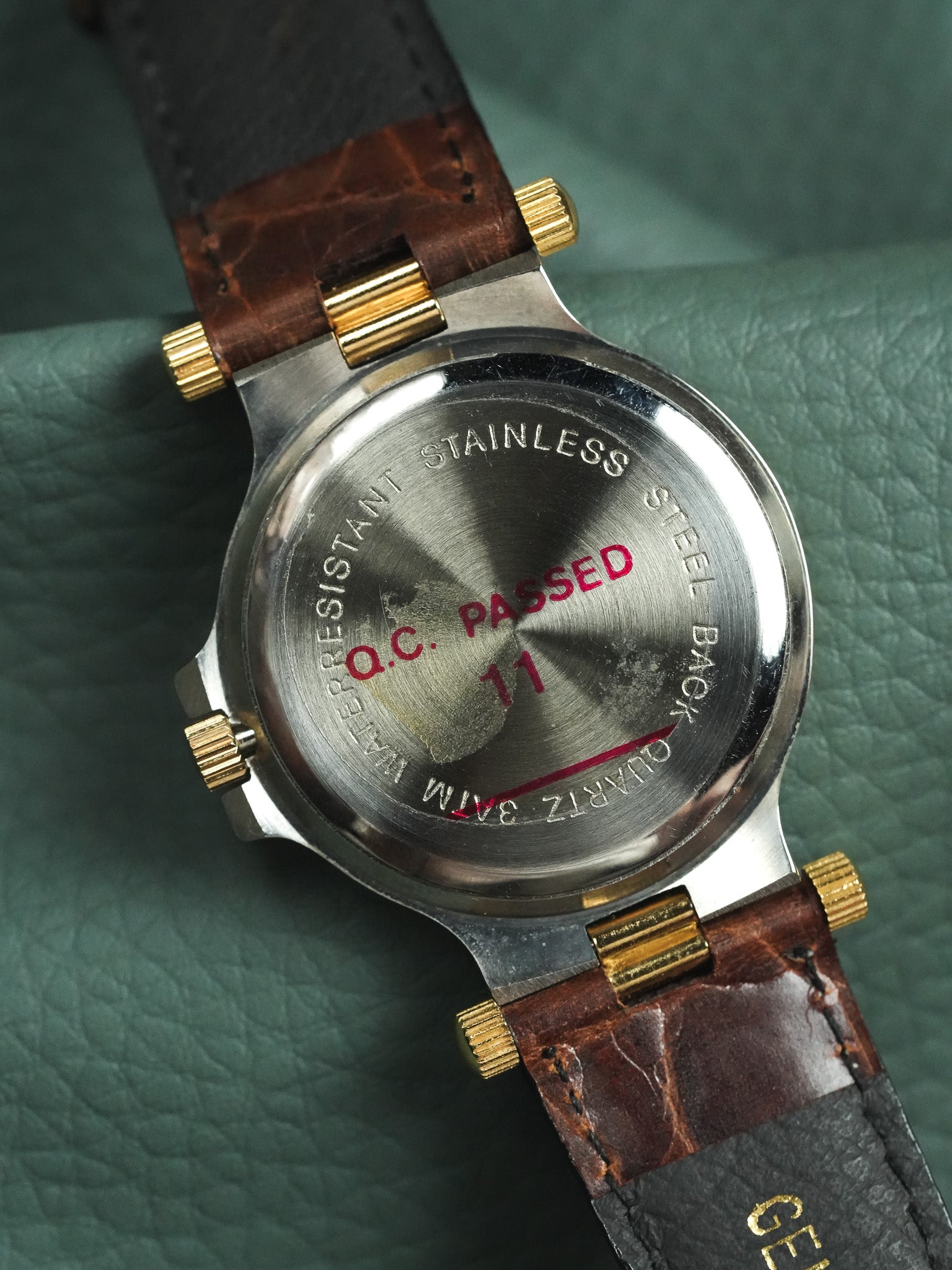 Michel Valentin - Acier Or Cornes Centrales - Neuve de stock - 1990s - Atelier Victor - Vintage Shop