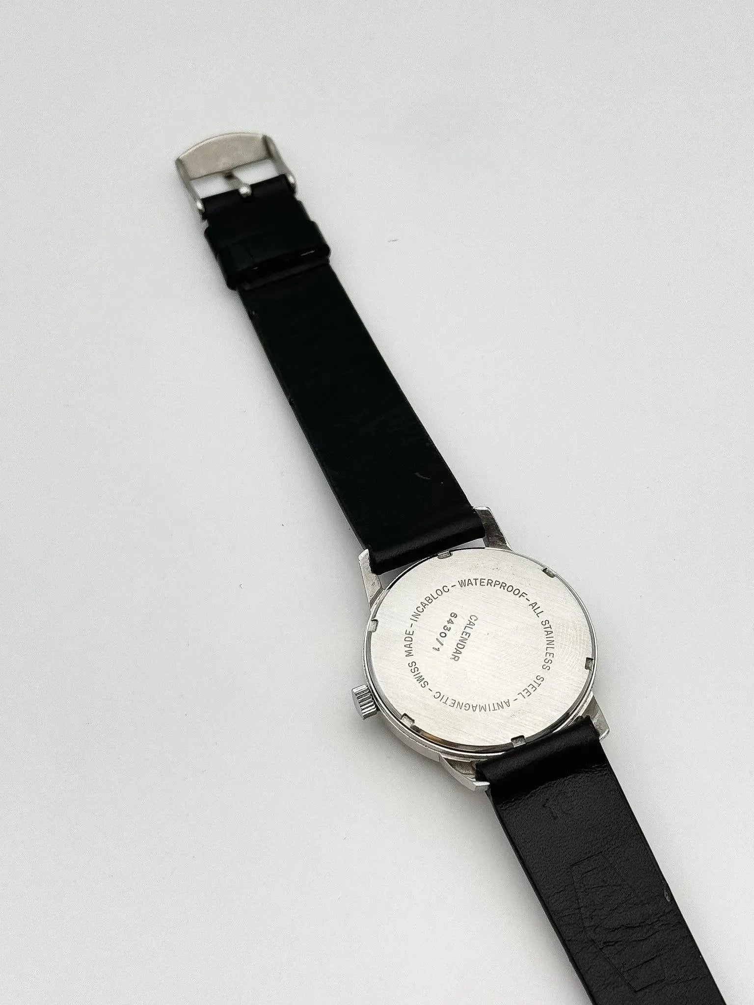 Midas - Black Sub-Seconds - 1970s - Atelier Victor Paris - Vintage Watch Shop Dubai