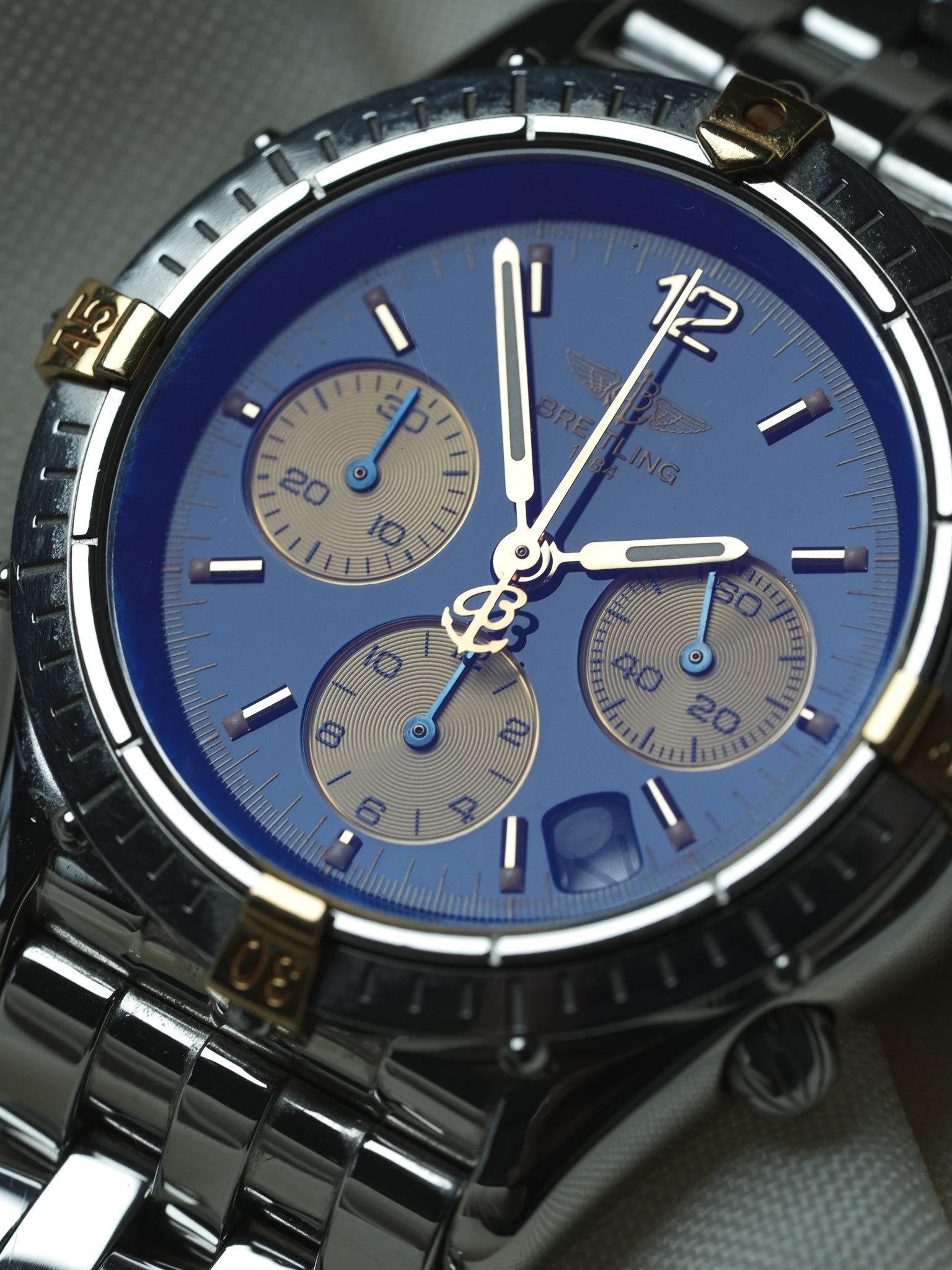 Montre Breitling Cockpit B30012 - Chronographe Cadran Bleu (Année 2000s) - Atelier Victor