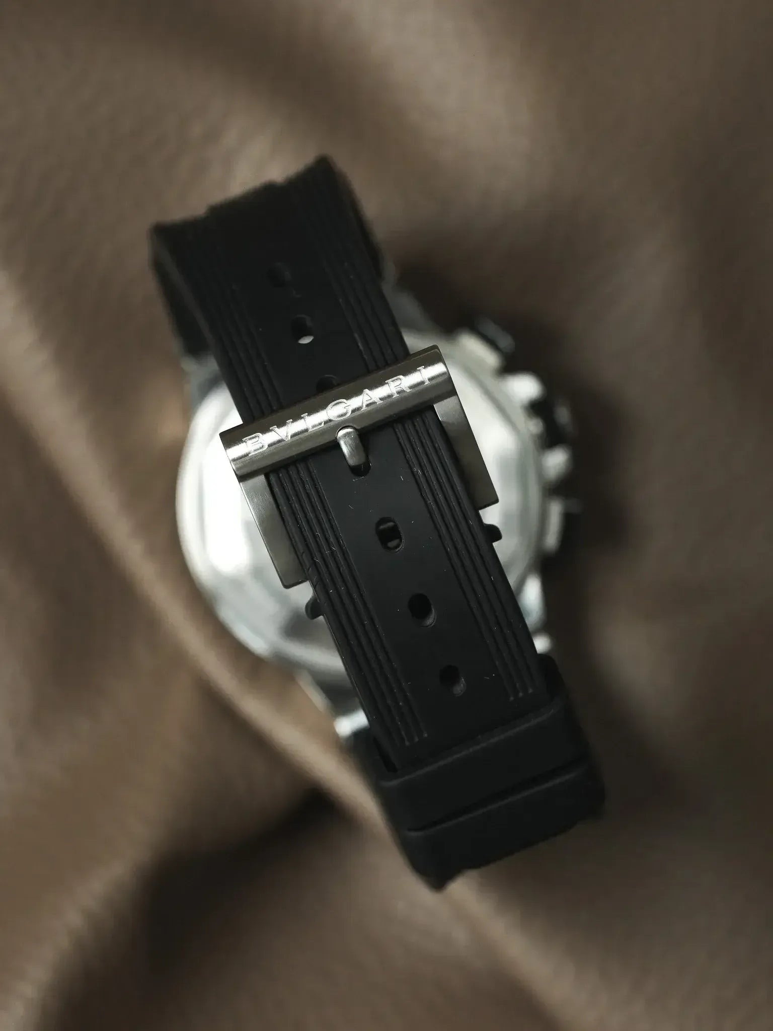 Montre Bvlgari Diagono Chronographe DG37SCCH - Acier Céramique (Années 2000) - Atelier Victor