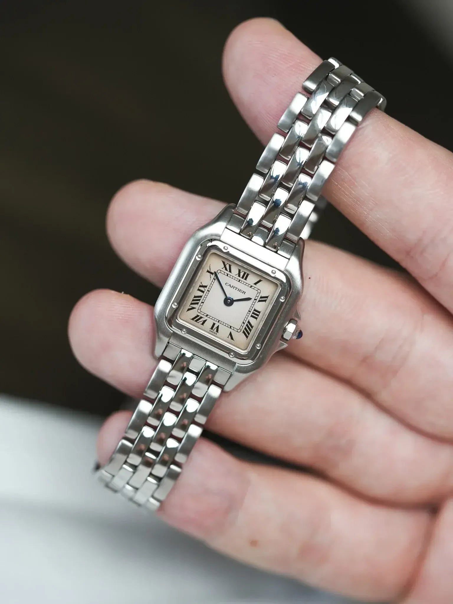 Uhr Cartier Panthère Vintage - Ref. 1320 Stahl Damen (1990er Jahre)