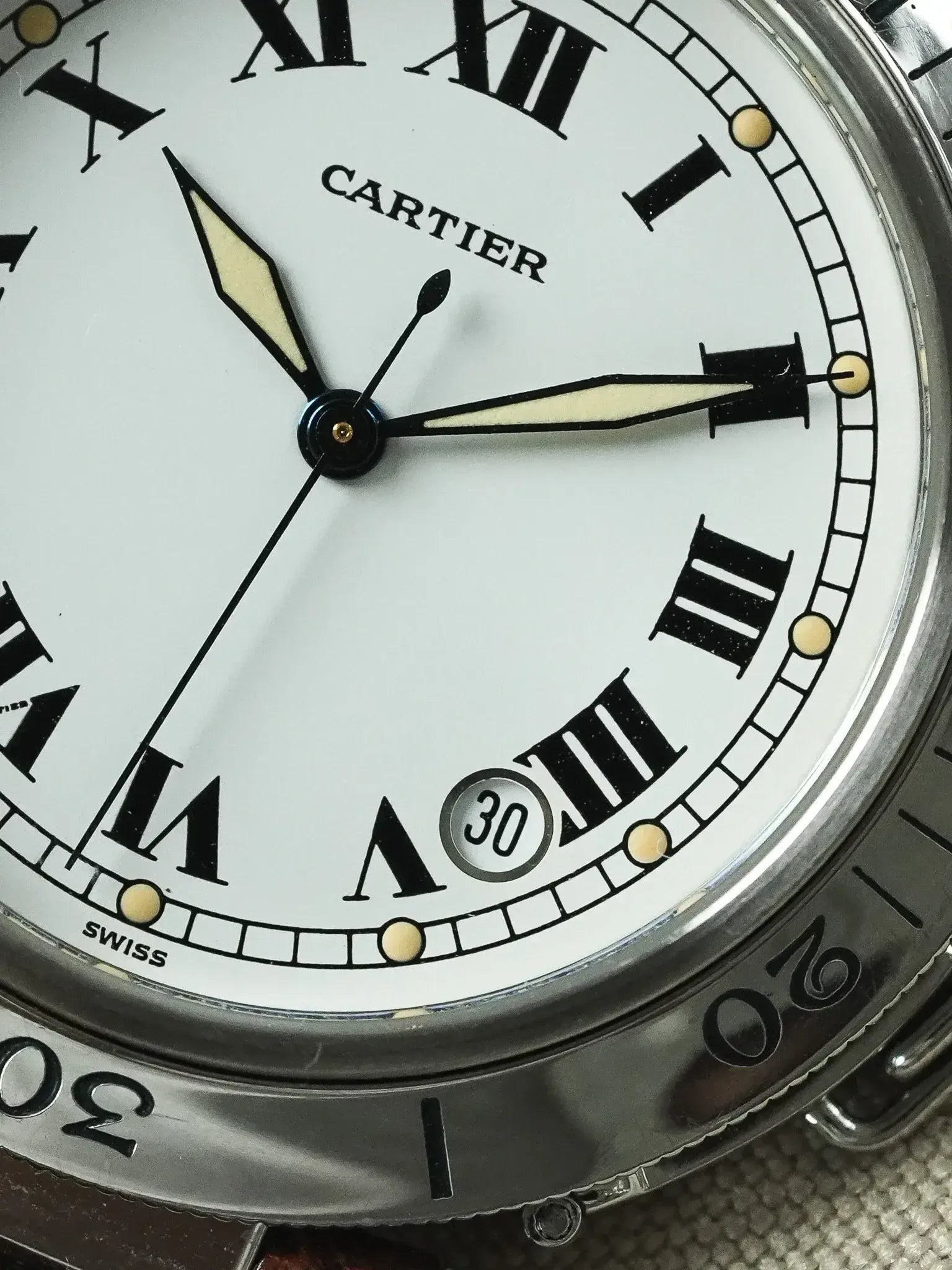 Montre Cartier Pasha Vintage - ref. R4020 Acier 38mm (Années 2000) - Atelier Victor
