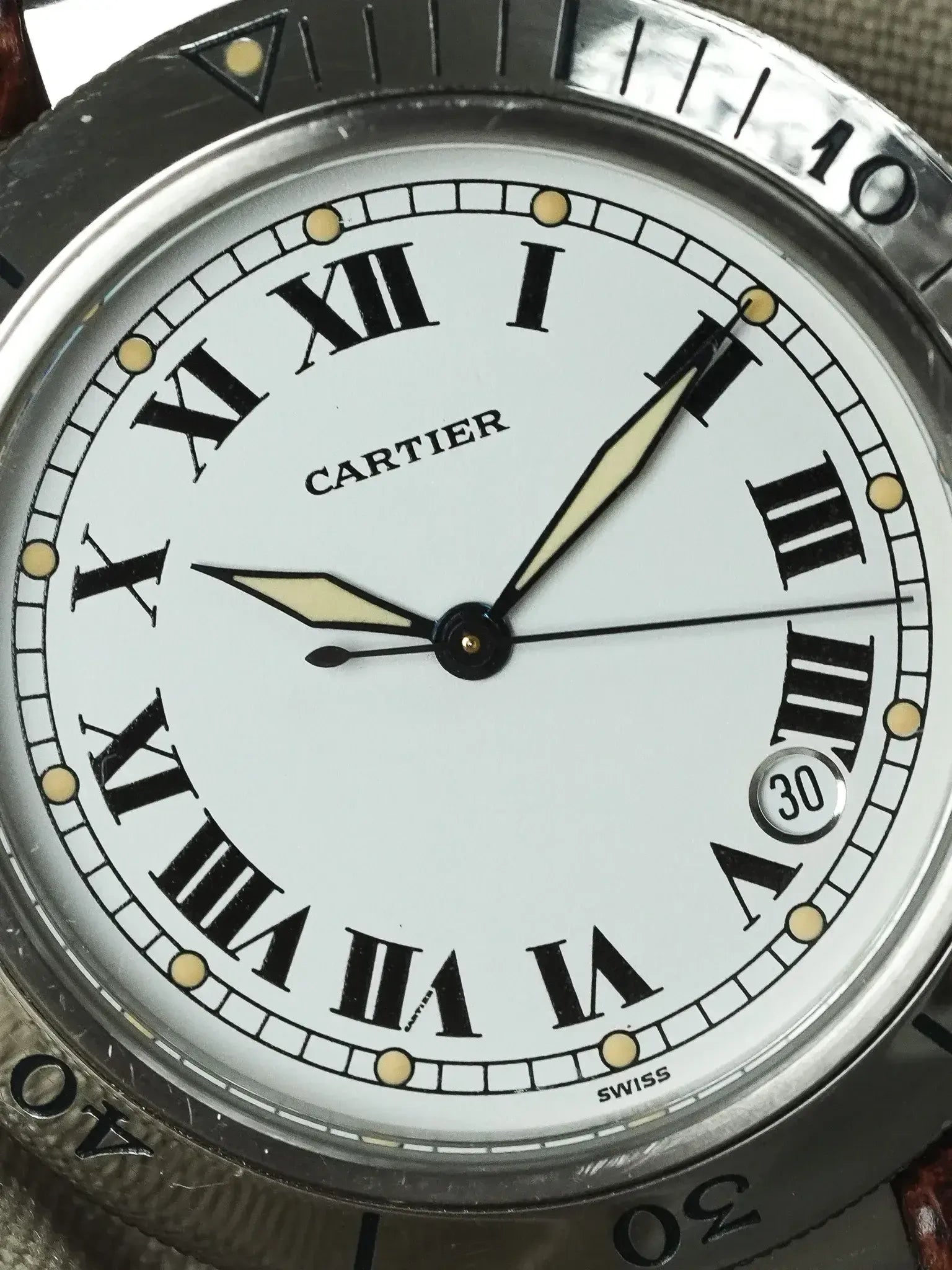 Montre Cartier Pasha Vintage - ref. R4020 Acier 38mm (Années 2000) - Atelier Victor