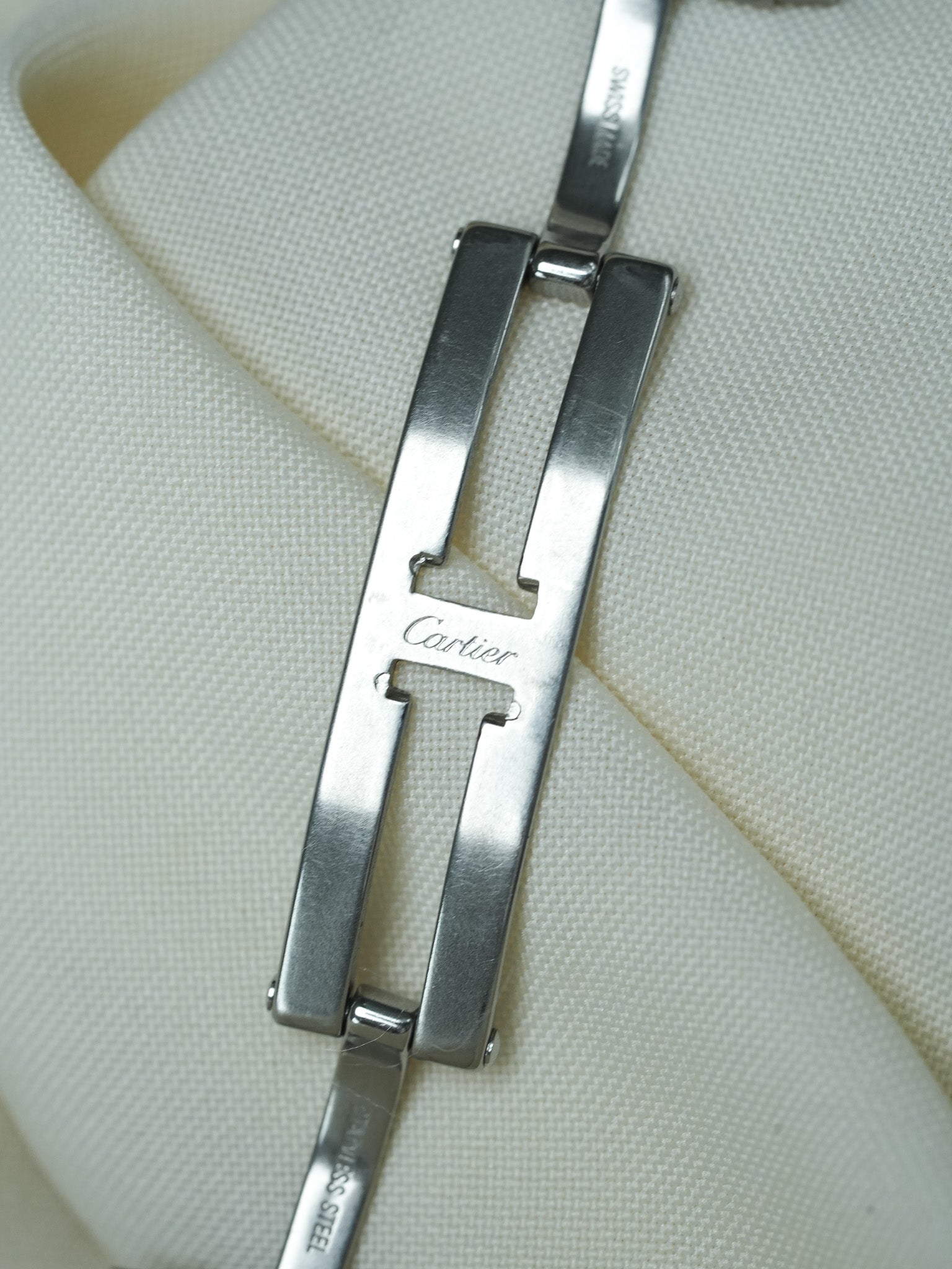 Montre Cartier Tank Française 2302 - Acier Automatique Homme (Années 2000) - Atelier Victor